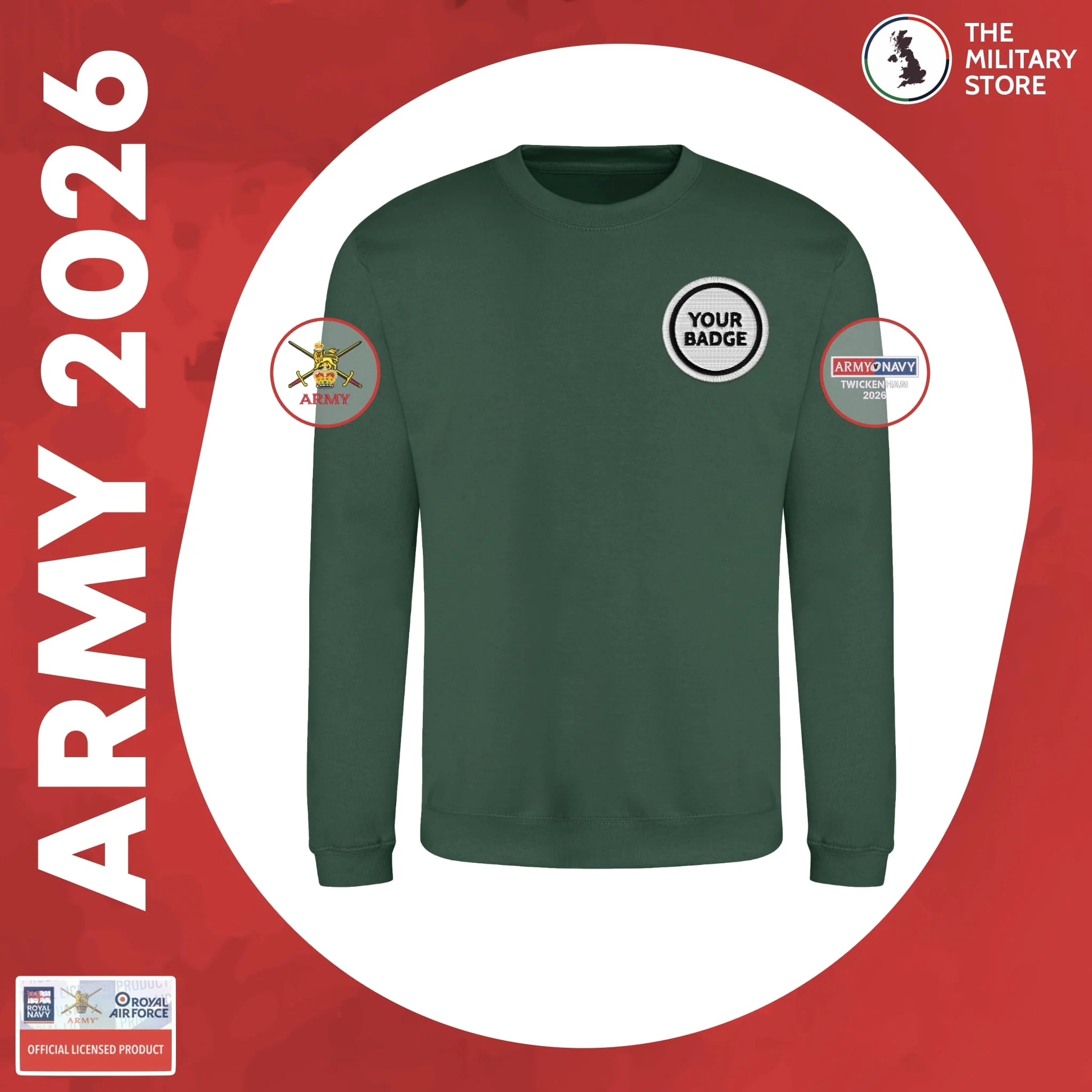 British Army - Sweatshirt - Army v Navy 2026 - Image 5
