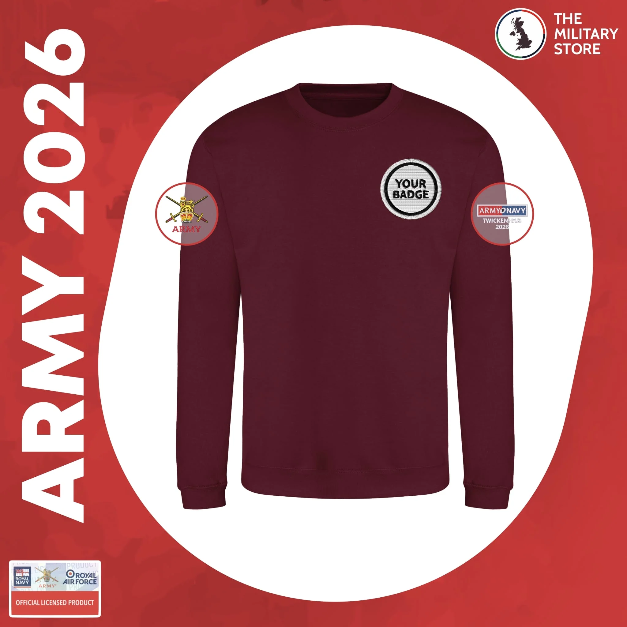 British Army - Sweatshirt - Army v Navy 2026 - Image 6