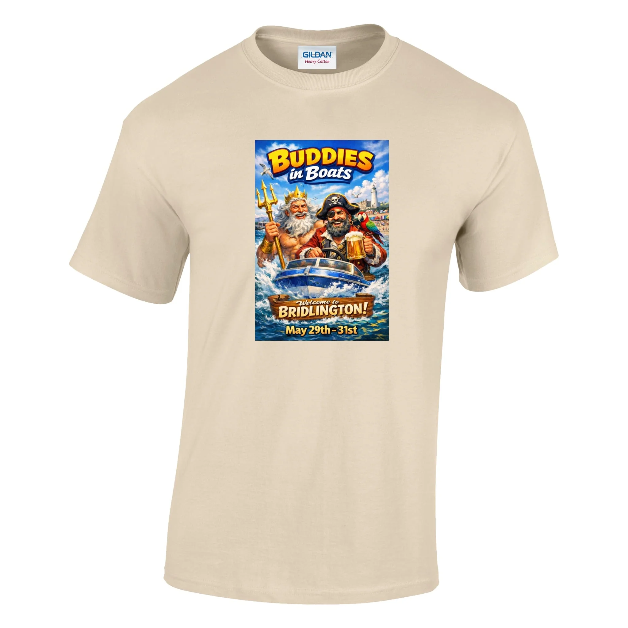 Buddies In Boats - Annual Reunion 2026 Printed T-Shirt - Image 10