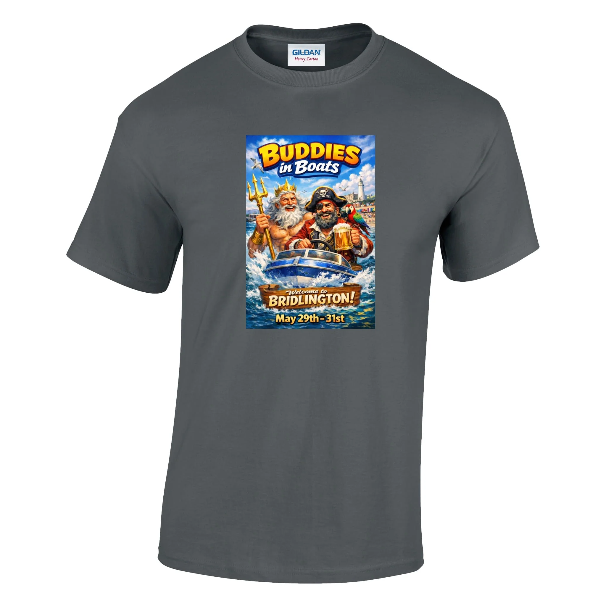 Buddies In Boats - Annual Reunion 2026 Printed T-Shirt - Image 3