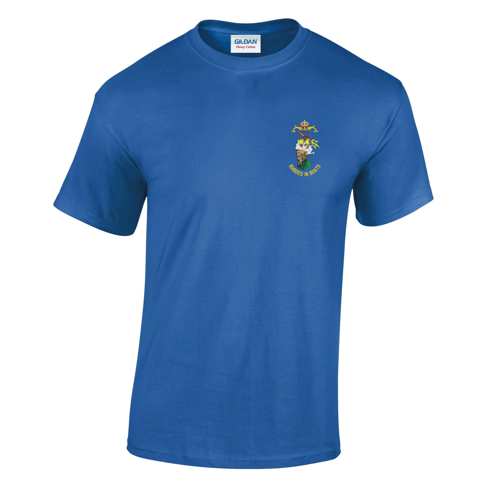 Buddies In Boats Neptune Cotton T-Shirt - Image 9