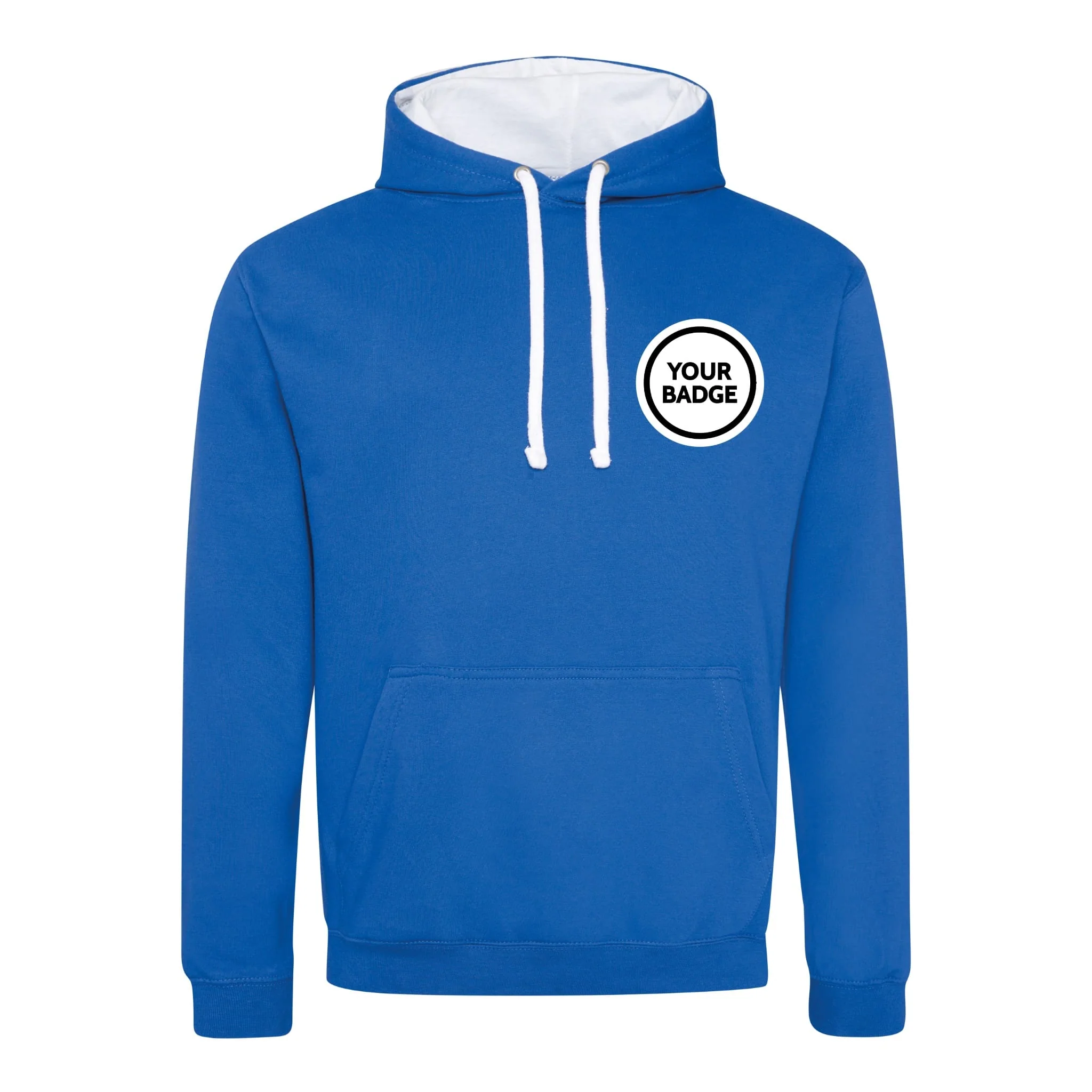 Varsity Contrast Hoodie - Choose Your Badge - Image 10