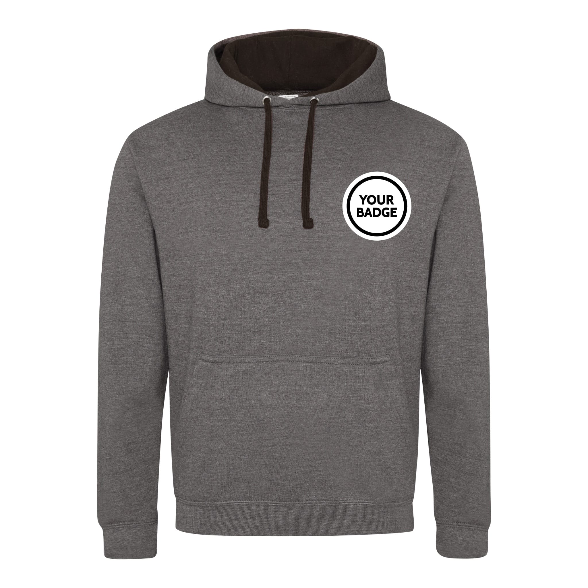 Varsity Contrast Hoodie - Choose Your Badge - Image 4