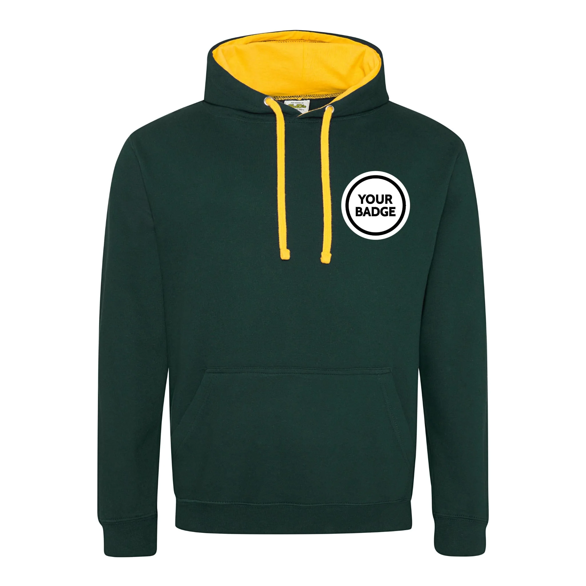 Varsity Contrast Hoodie - Choose Your Badge - Image 5
