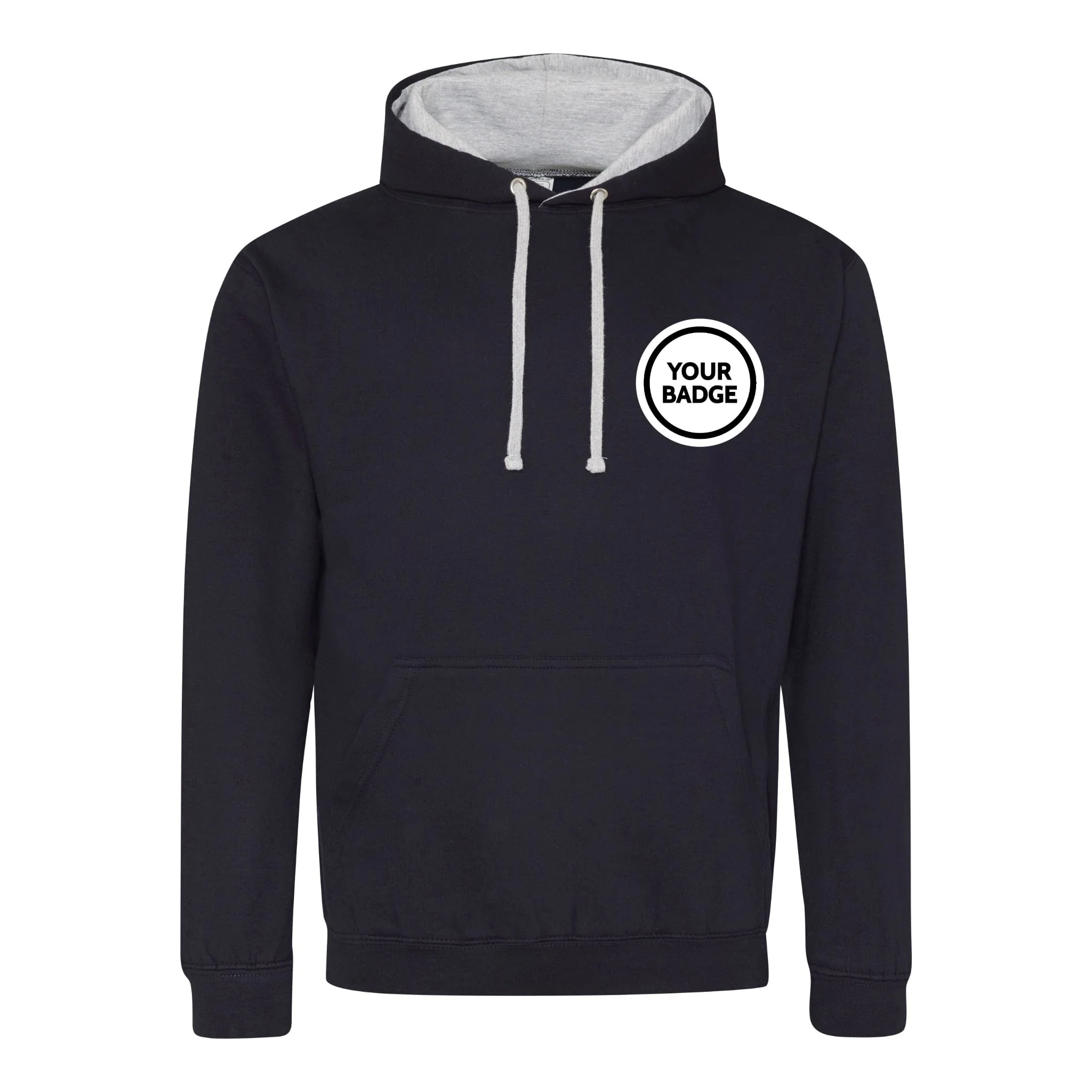 Varsity Contrast Hoodie - Choose Your Badge - Image 7