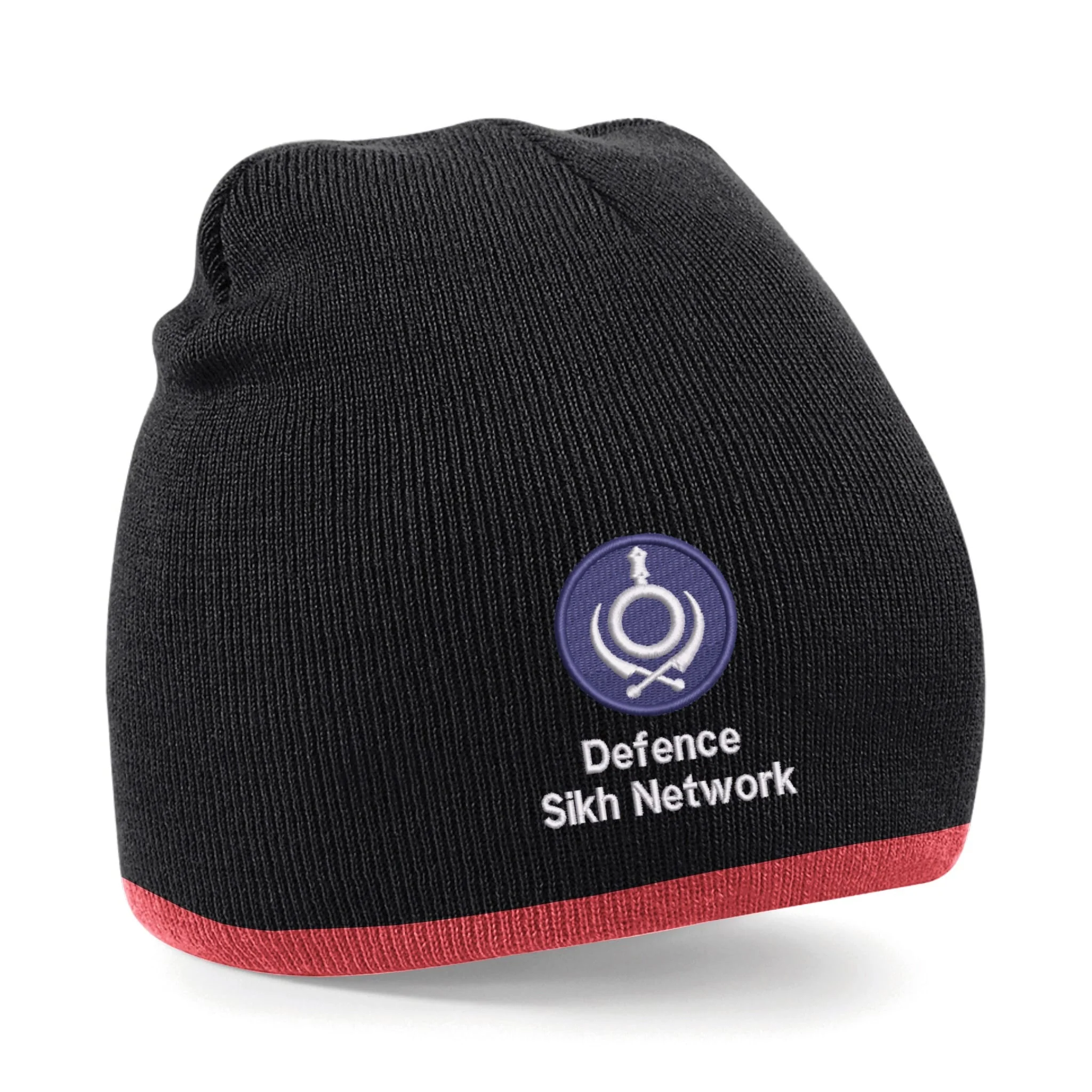 Defence Sikh Network Beanie Hat - Image 3