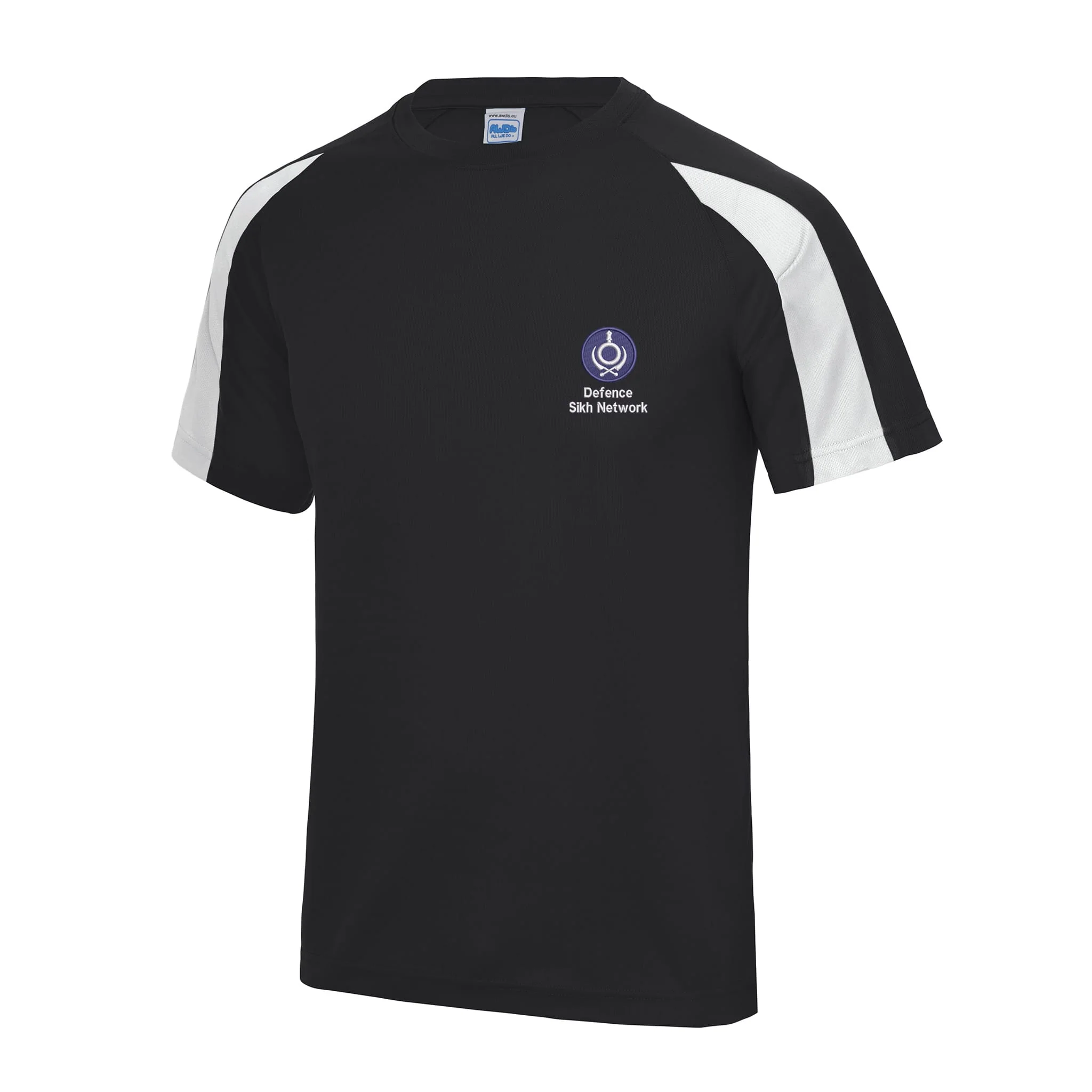 Defence Sikh Network Contrast Polyester T-Shirt - Image 4
