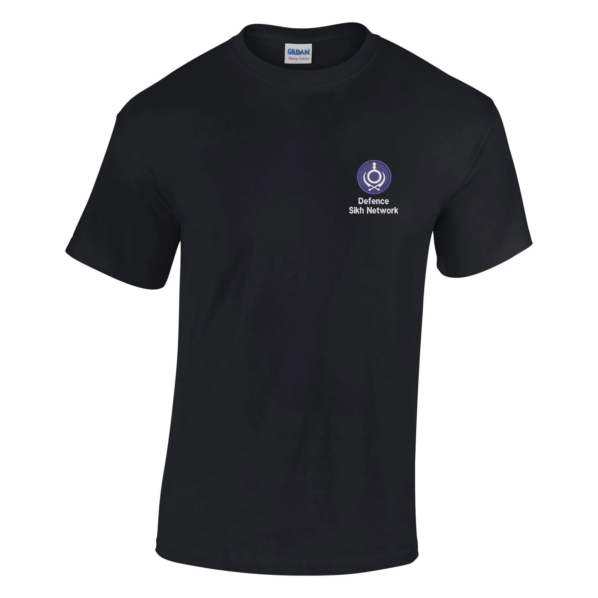 Defence Sikh Network Cotton T-Shirt - Image 2