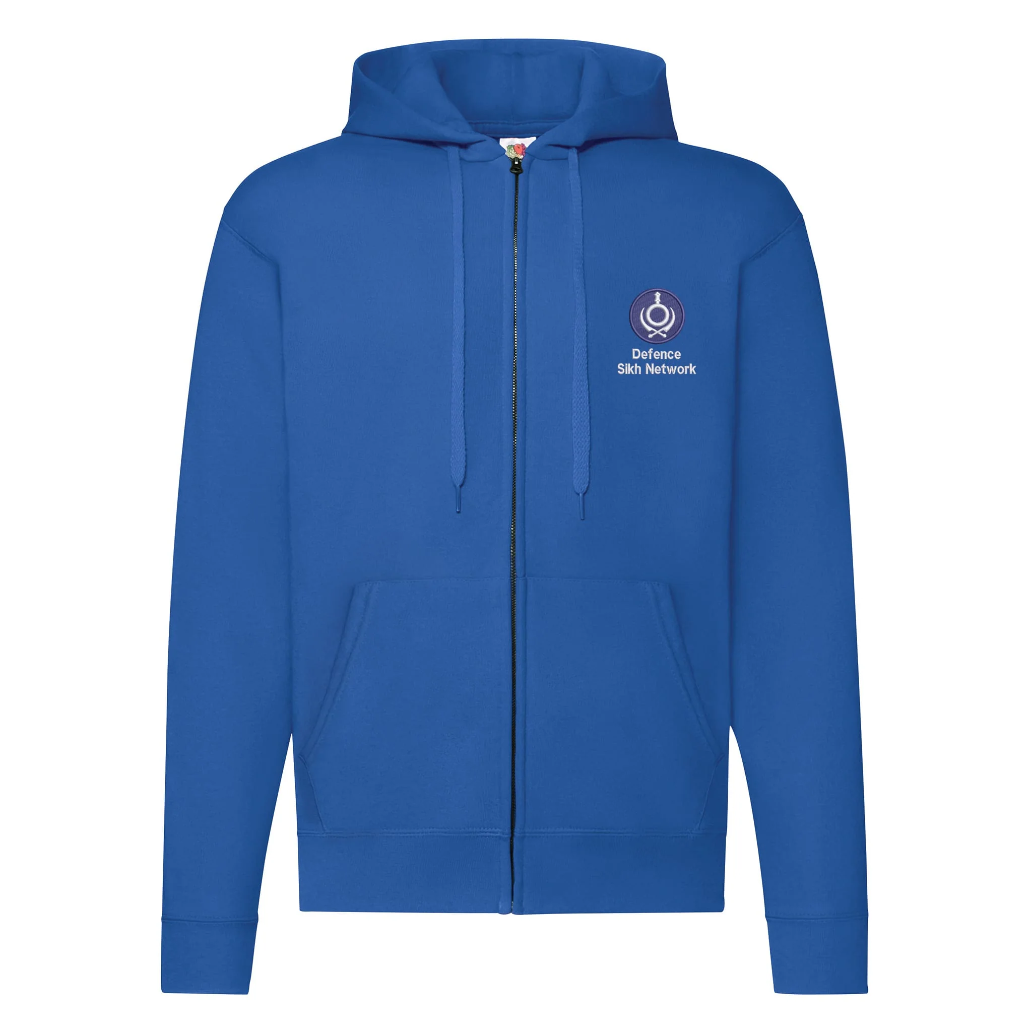 Defence Sikh Network Zipped Hoodie - Image 6