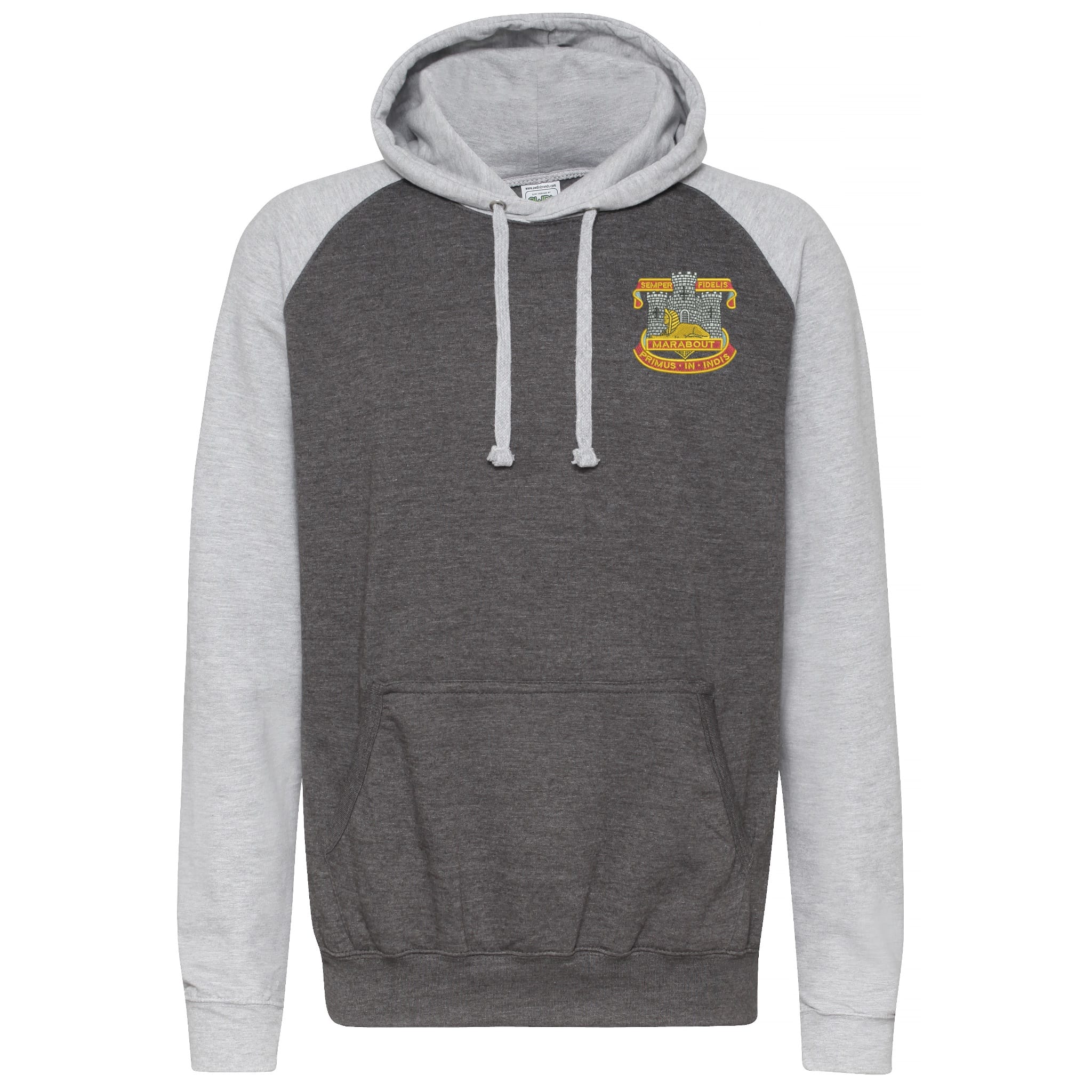 Devon and Dorset Regiment Contrast Hoodie - Image 3