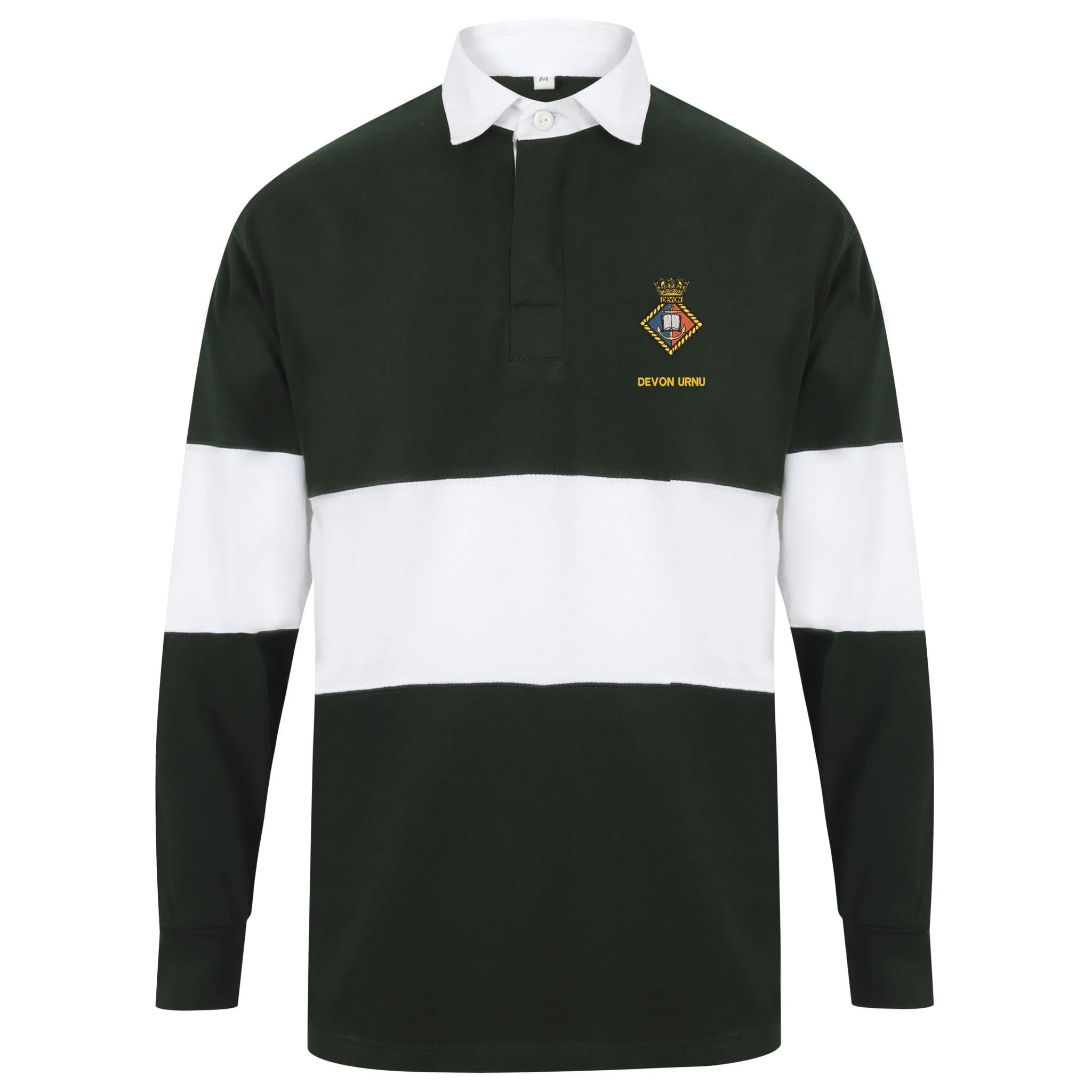Devon URNU Front Row Long Sleeve Panelled Rugby Shirt