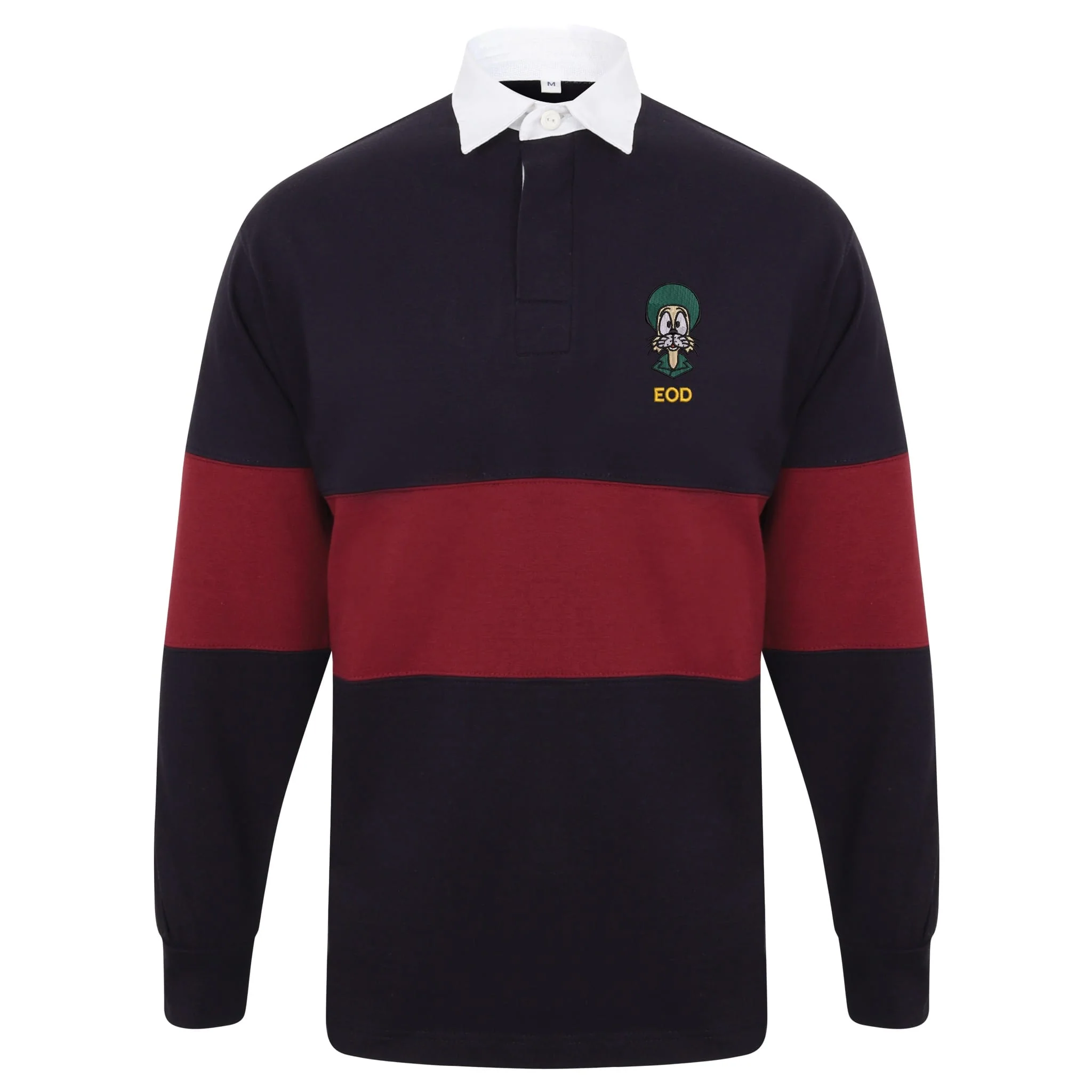 Explosive Ordnance Disposal Felix Front Row Long Sleeve Panelled Rugby Shirt - Image 2