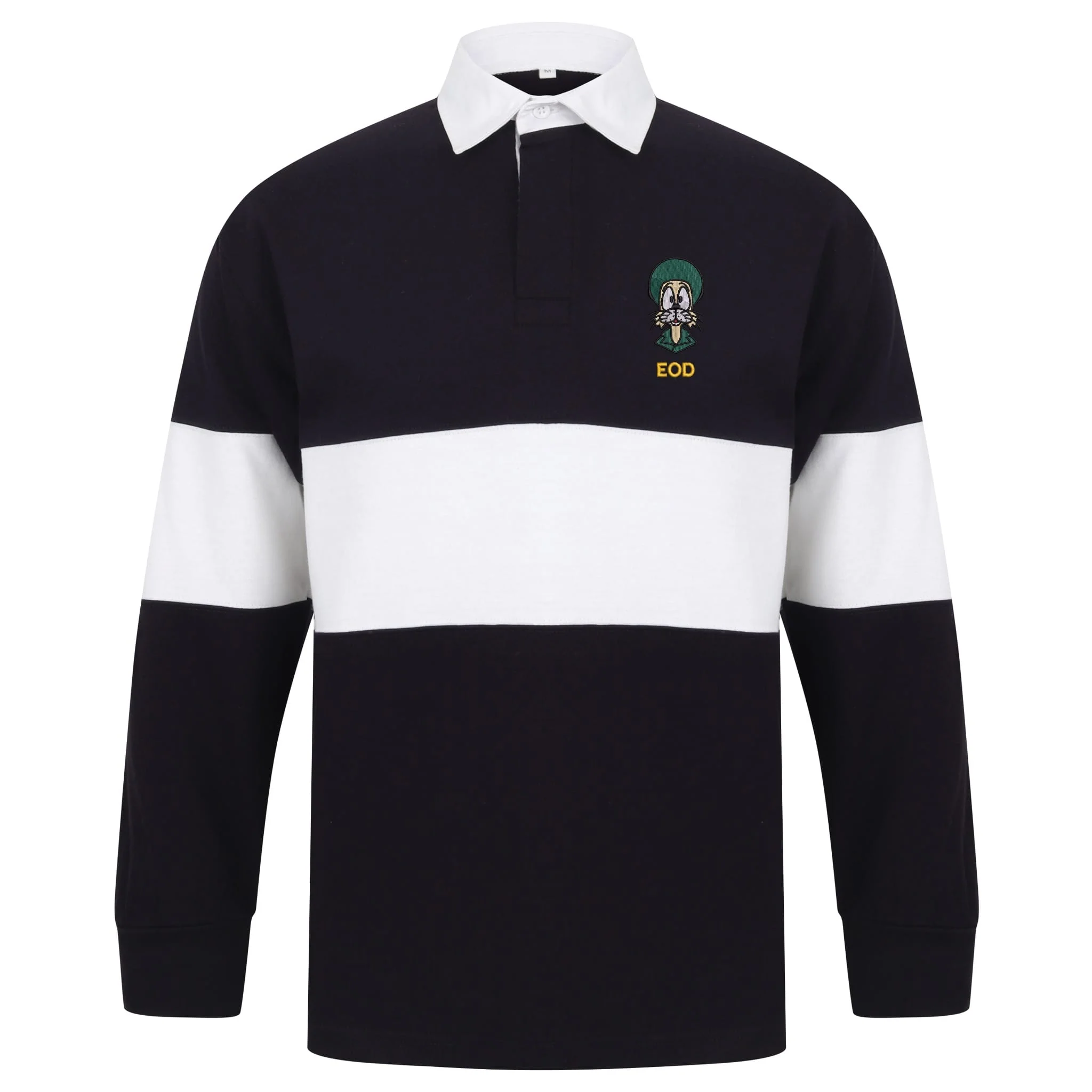 Explosive Ordnance Disposal Felix Front Row Long Sleeve Panelled Rugby Shirt - Image 3