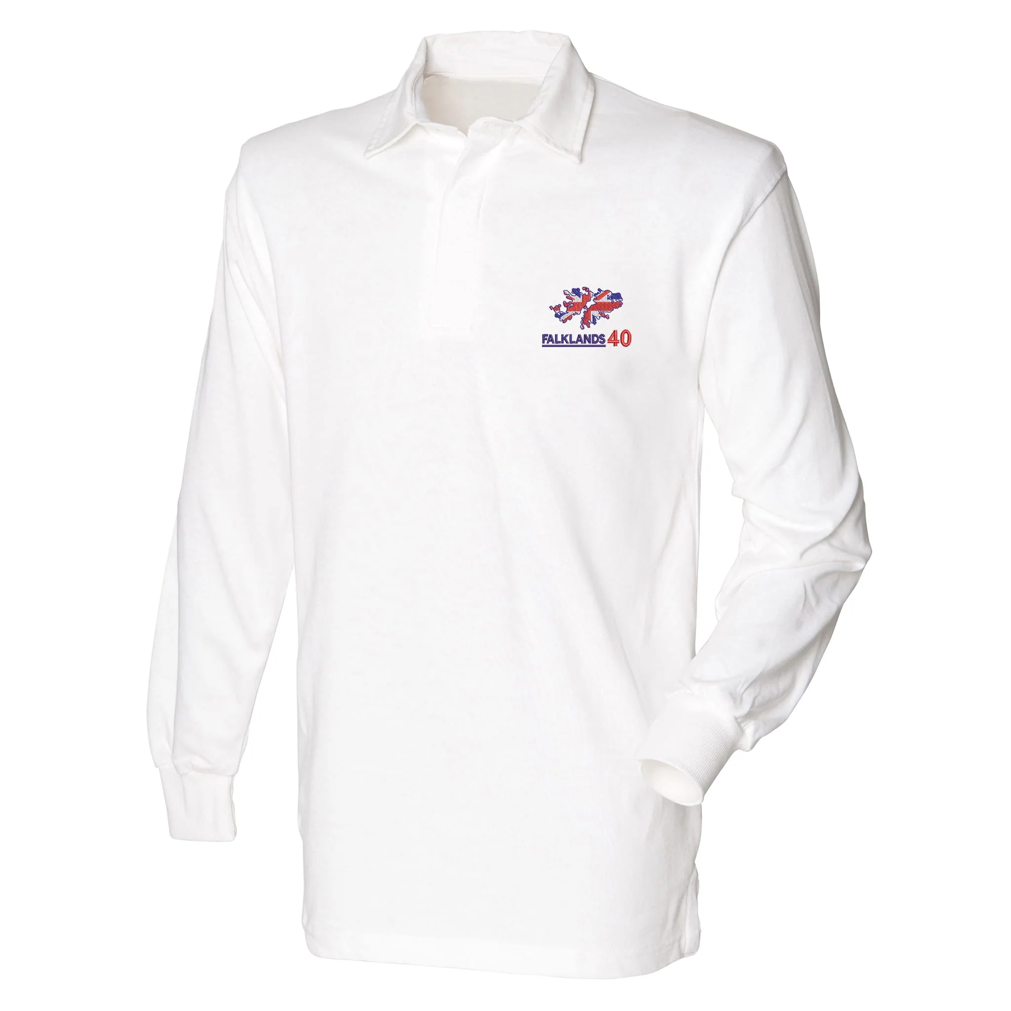 Falklands 40th Anniversary Front Row Long Sleeve Rugby Shirt - Image 5