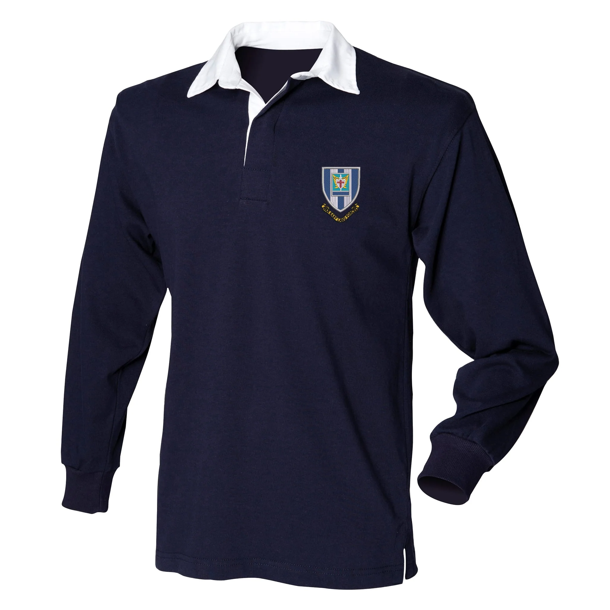 Far East Land Forces Front Row Long Sleeve Rugby Shirt - Image 4