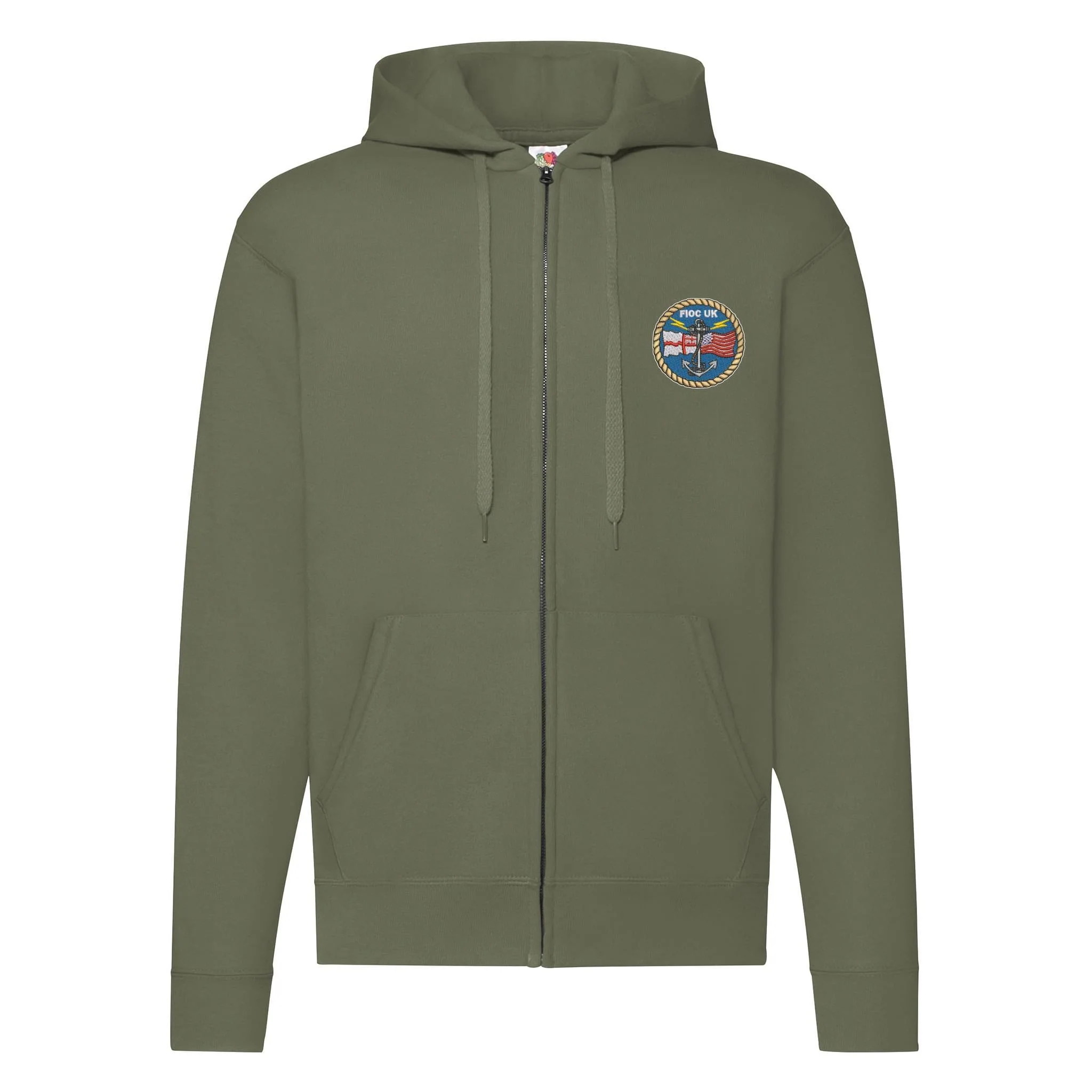 FIOC UK Zipped Hoodie - Image 3