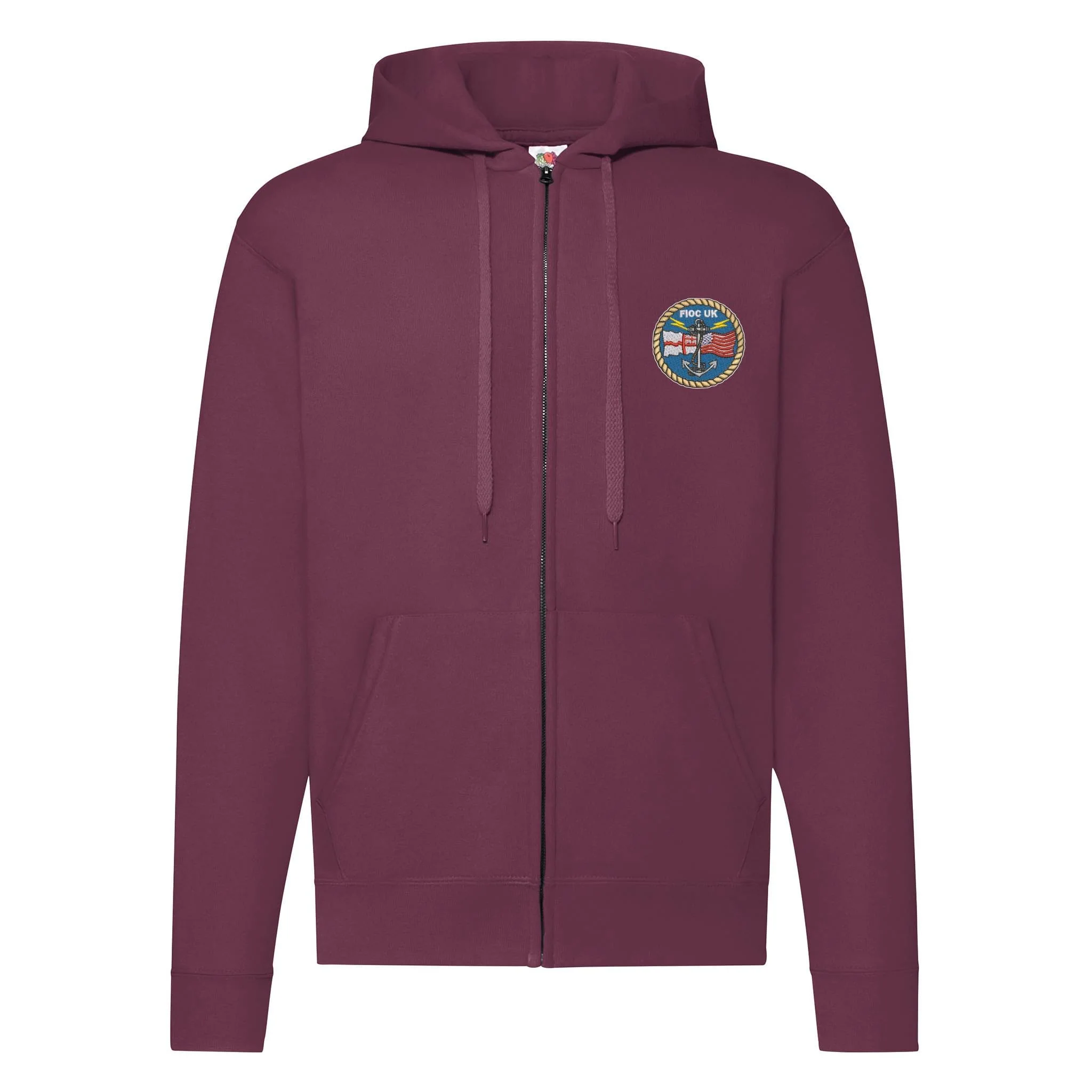 FIOC UK Zipped Hoodie - Image 5