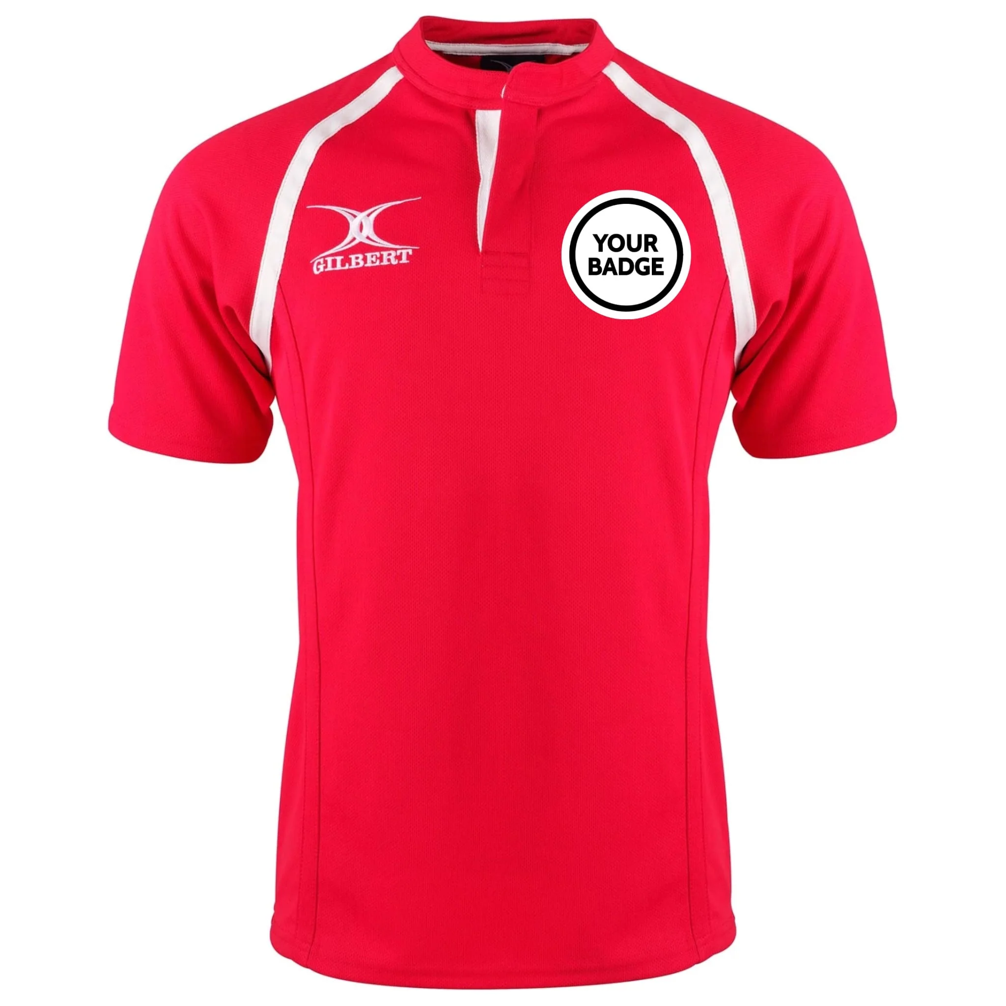 Gilbert Rugby Match Shirt - Choose Your Badge - Image 3