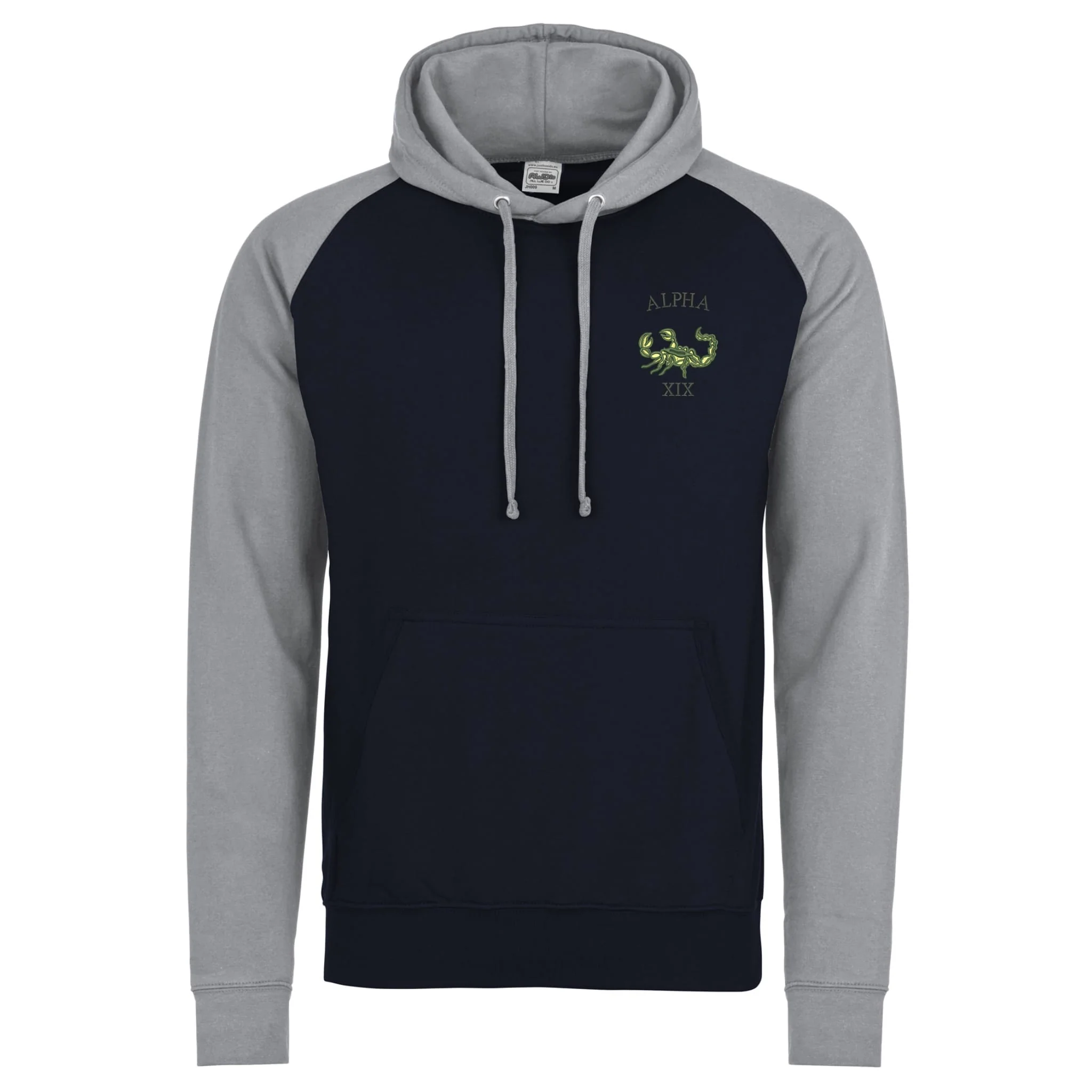 Green Howards Alpha Company Contrast Hoodie - Image 4