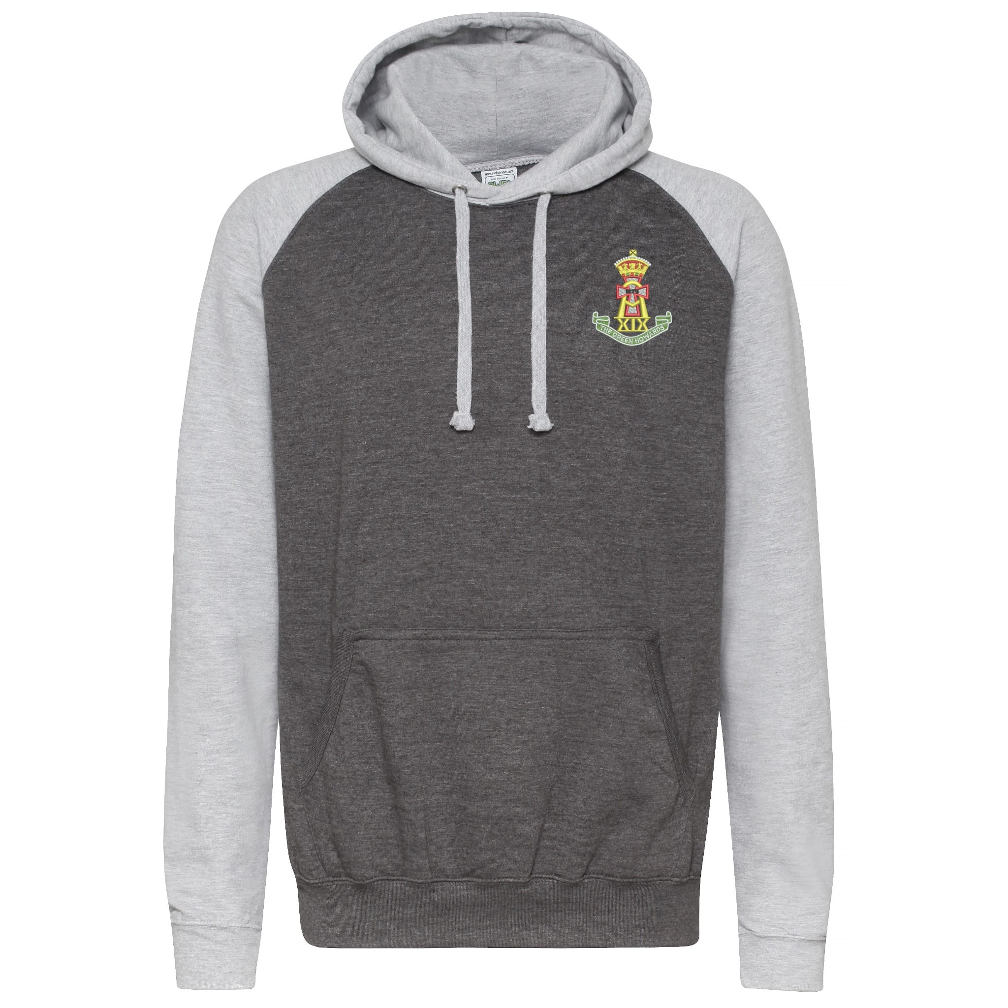 Green Howards Contrast Hoodie - Image 3