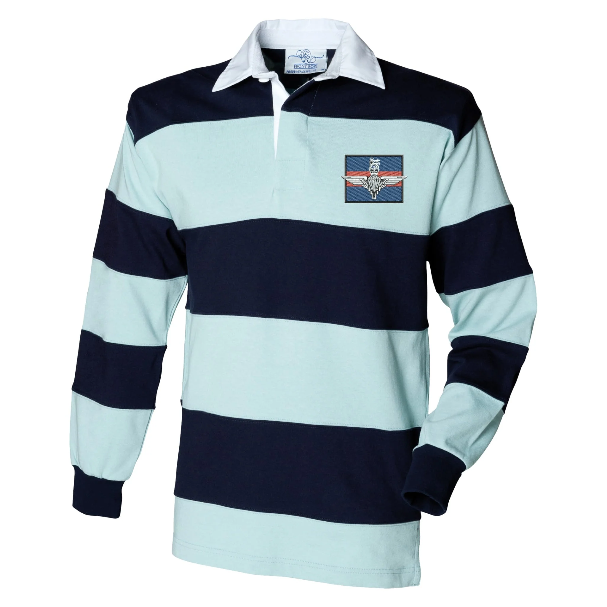 Guards Platoon Front Row Sewn Stripe Long Sleeve Rugby Shirt - Image 2