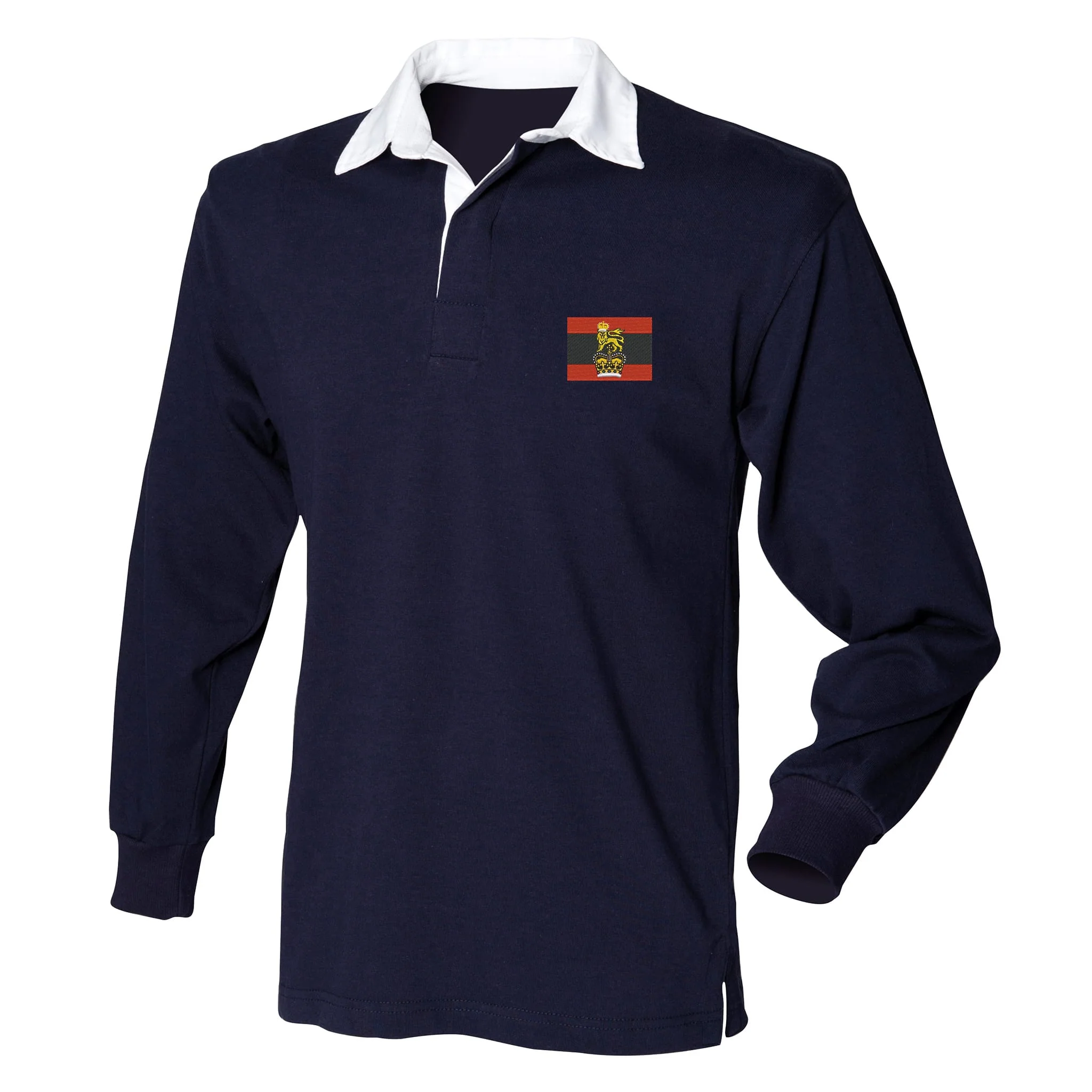 Headquarters of HQ Home Command Front Row Long Sleeve Rugby Shirt - Image 4