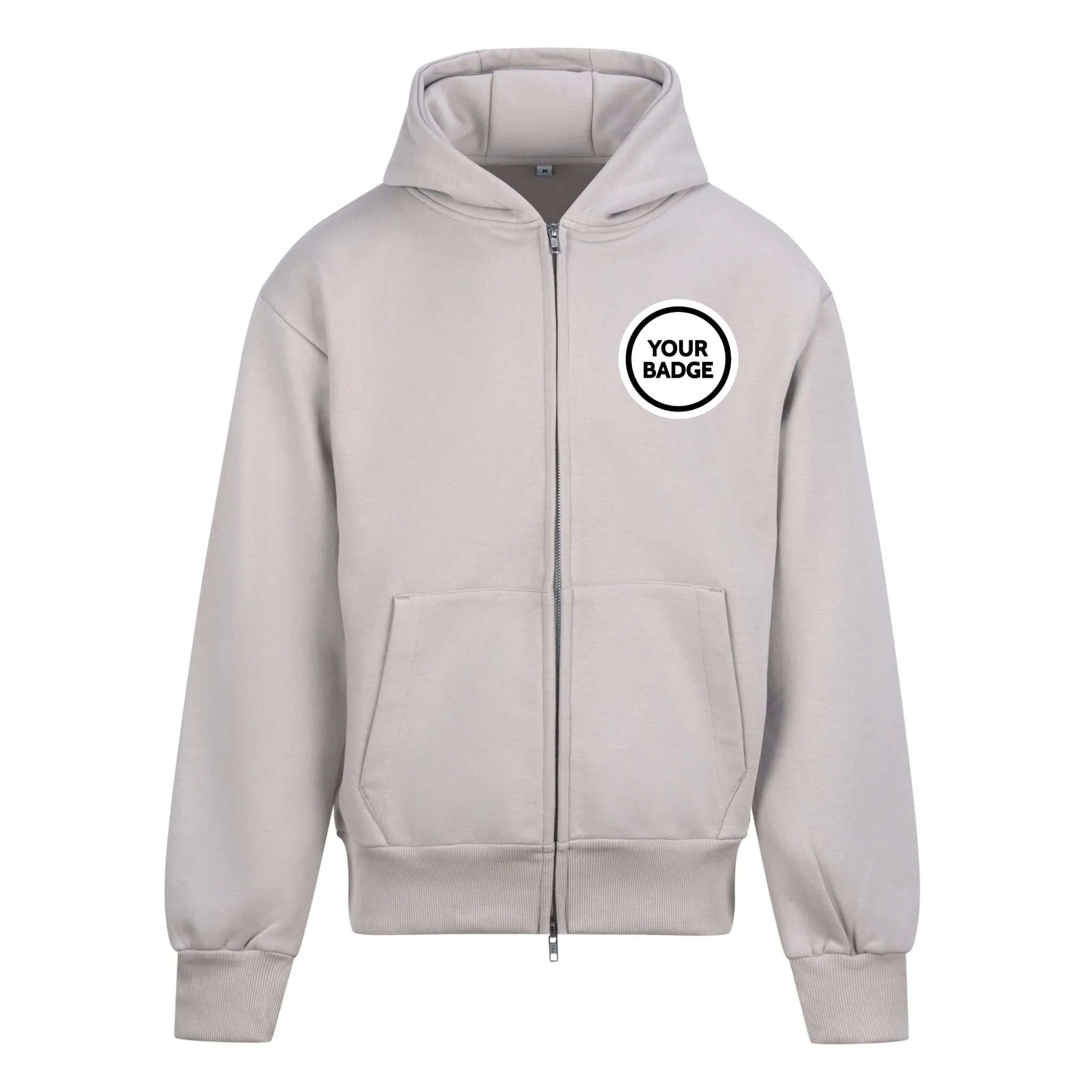 Heavyweight Zipped Hoodie - Choose Your Badge - Image 4