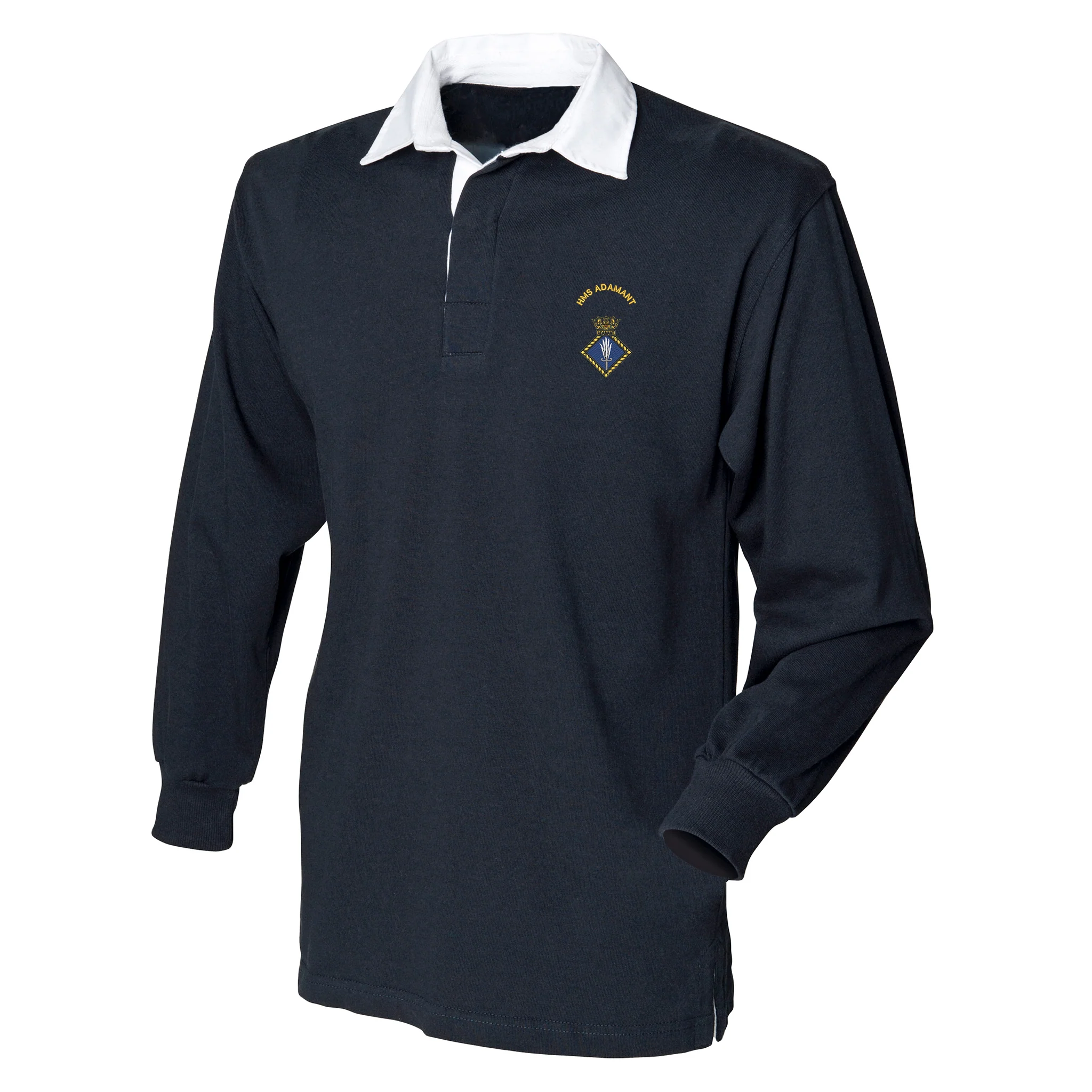 HMS Adamant Front Row Long Sleeve Rugby Shirt