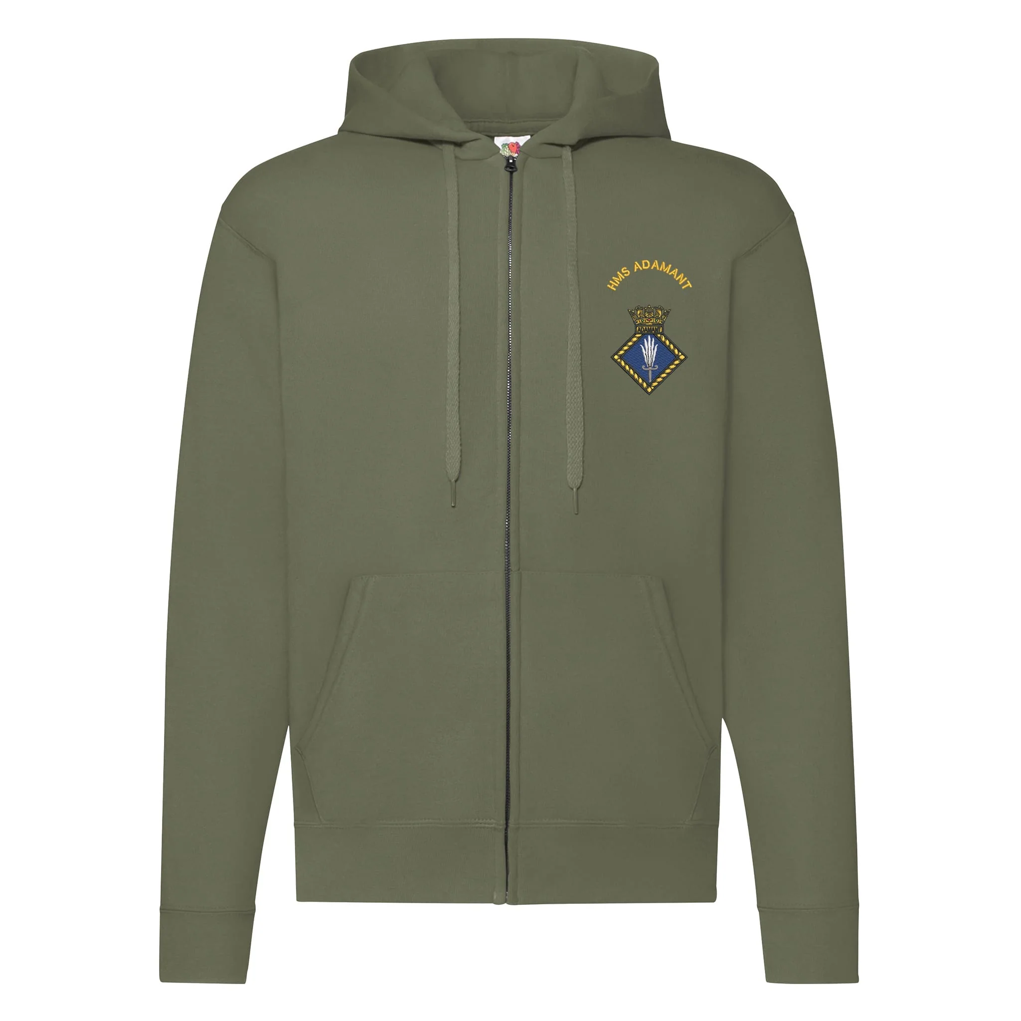 HMS Adamant Zipped Hoodie - Image 5
