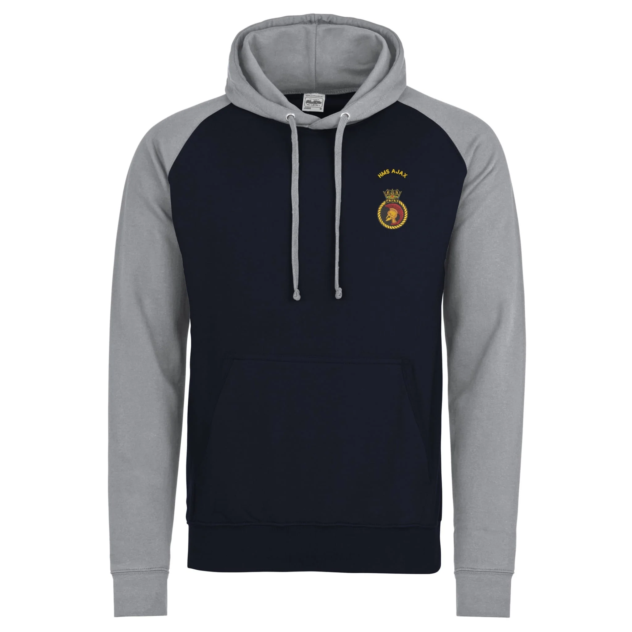 HMS Ajax Contrast Hoodie - Image 3
