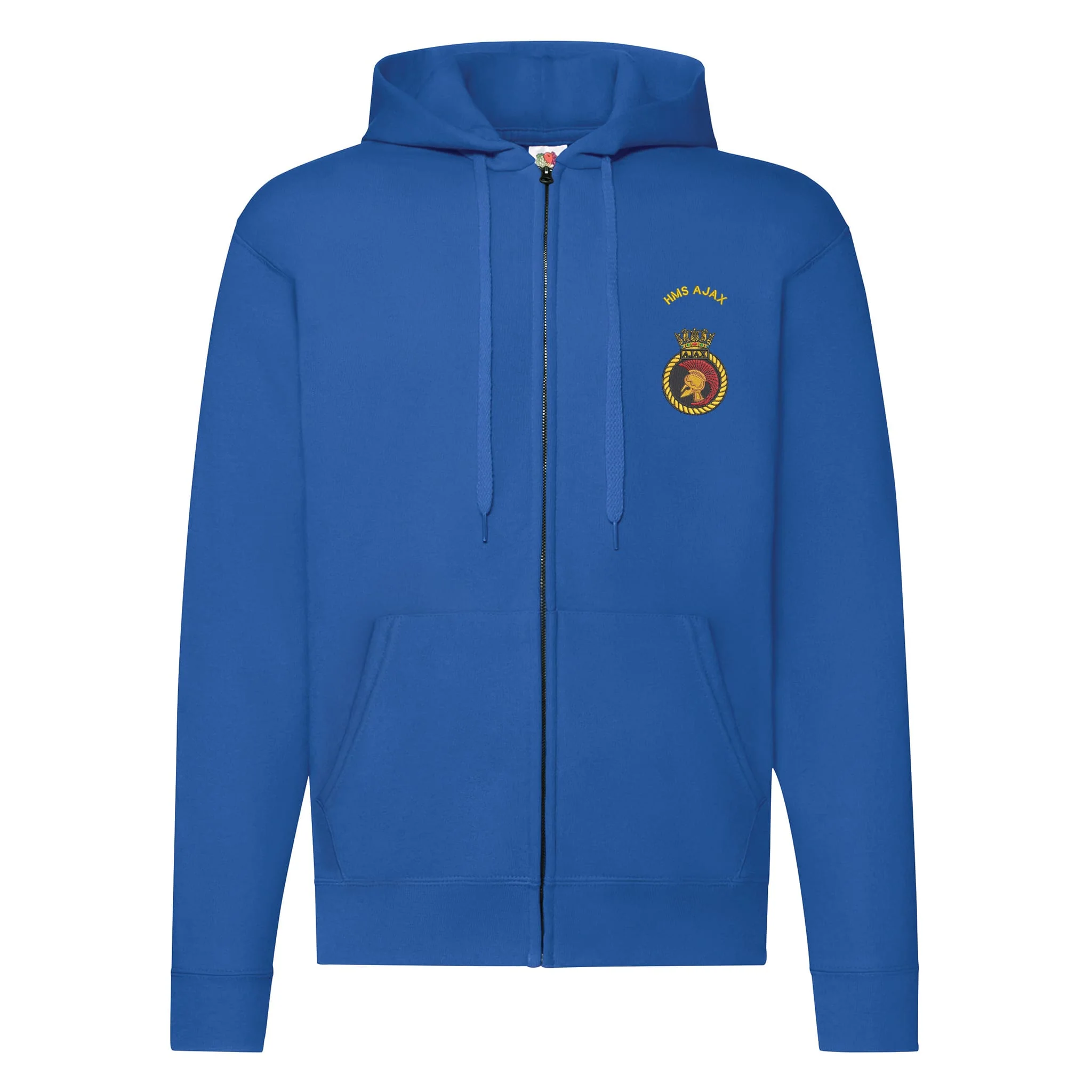 HMS Ajax Zipped Hoodie - Image 6