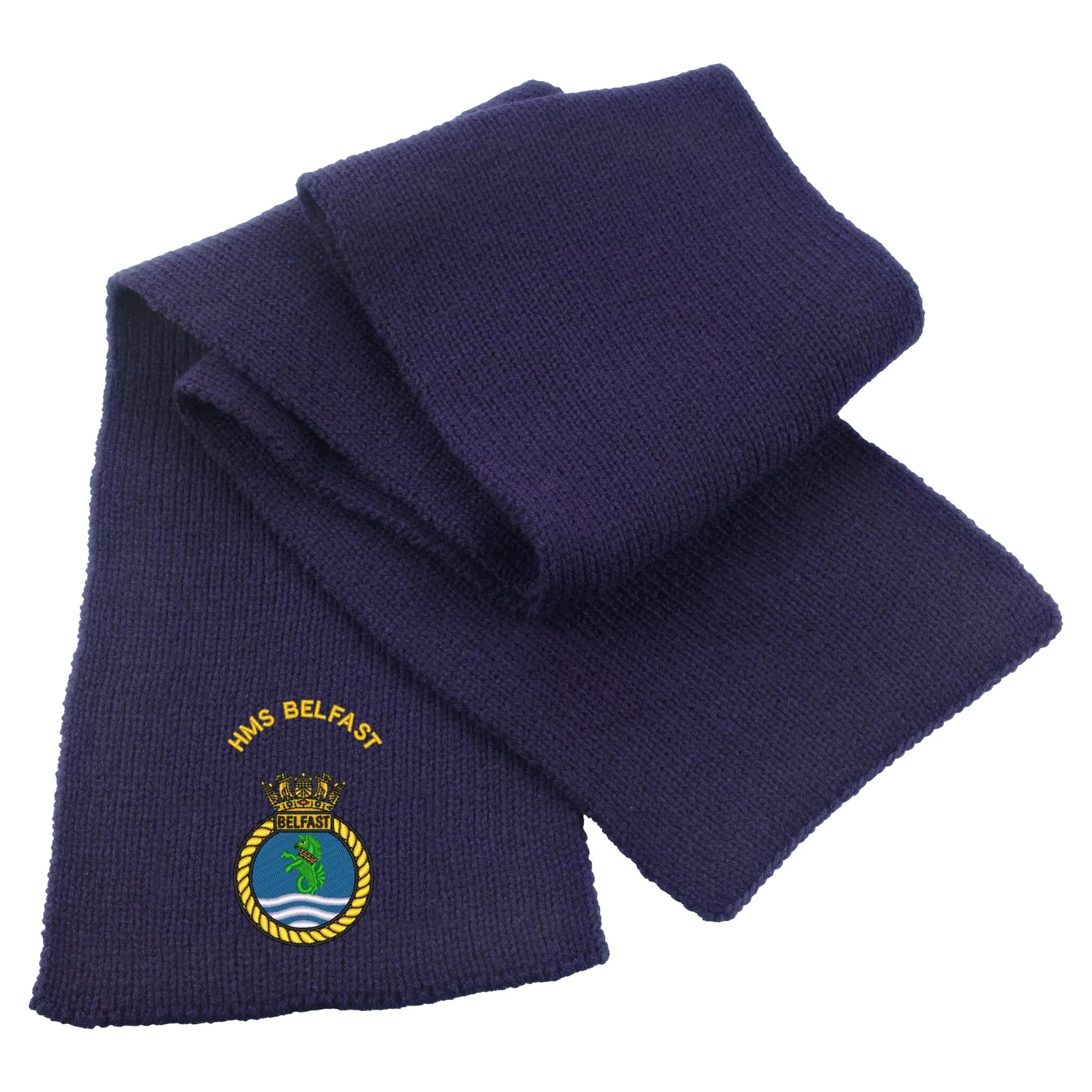 HMS Belfast Heavy Knit Scarf - Image 3