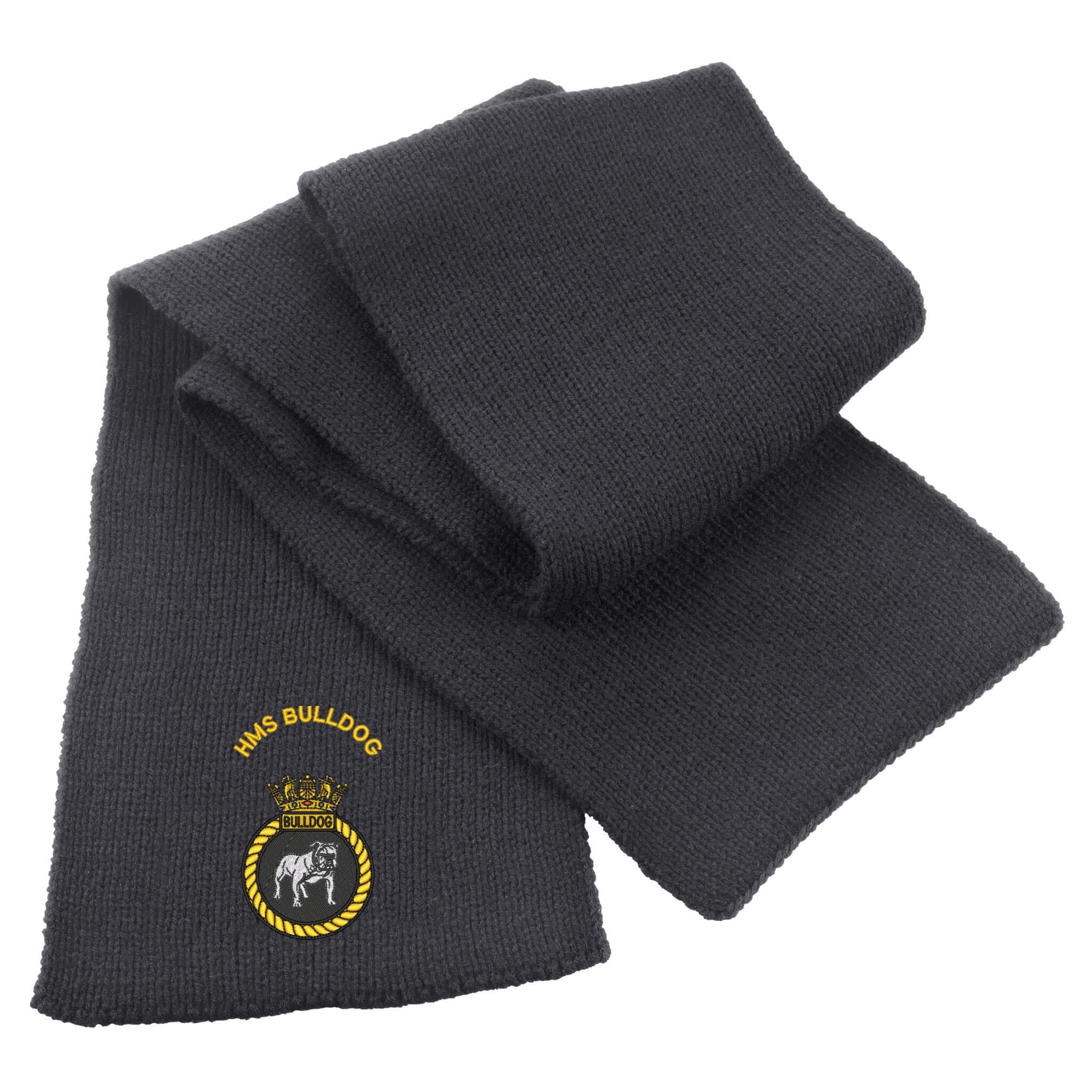 HMS Bulldog Heavy Knit Scarf - Image 2