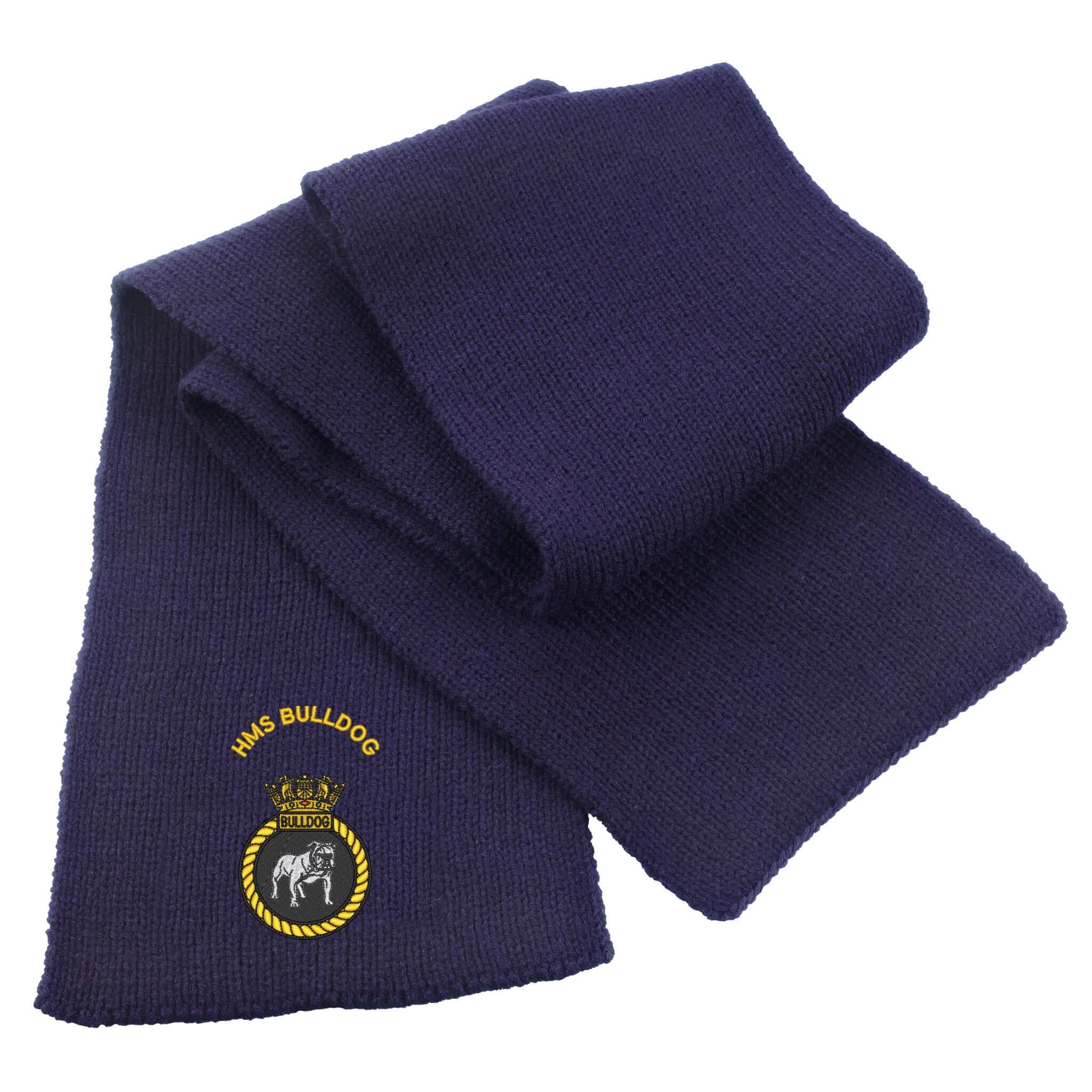 HMS Bulldog Heavy Knit Scarf - Image 3