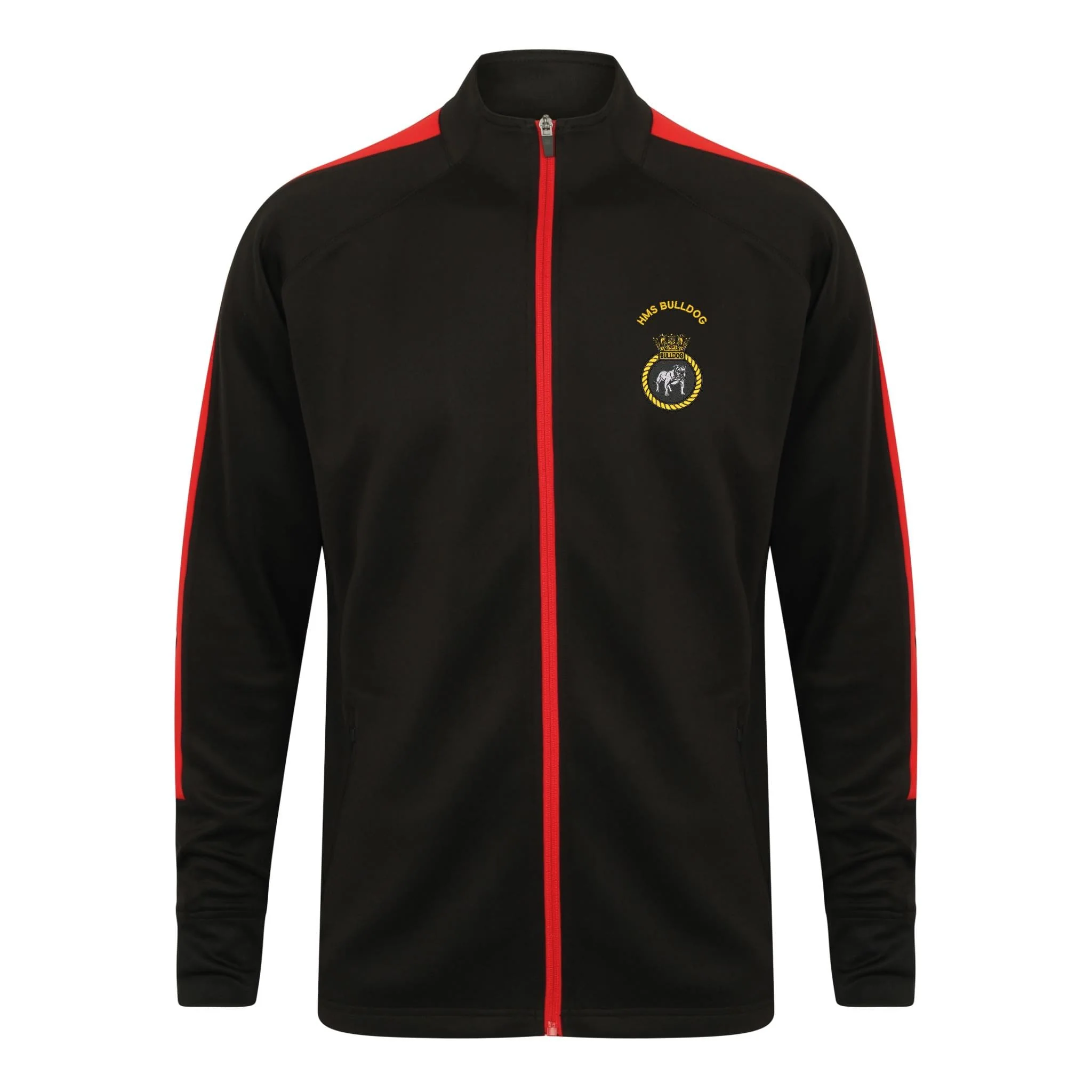 HMS Bulldog Knitted Tracksuit Top - Image 3
