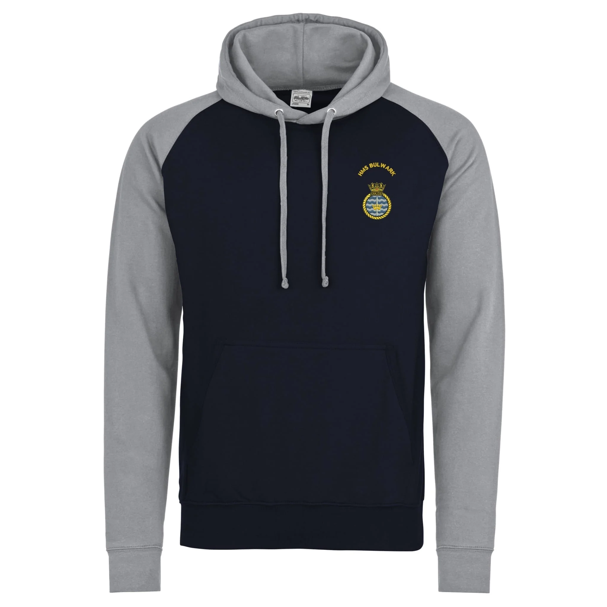 HMS Bulwark Contrast Hoodie - Image 4