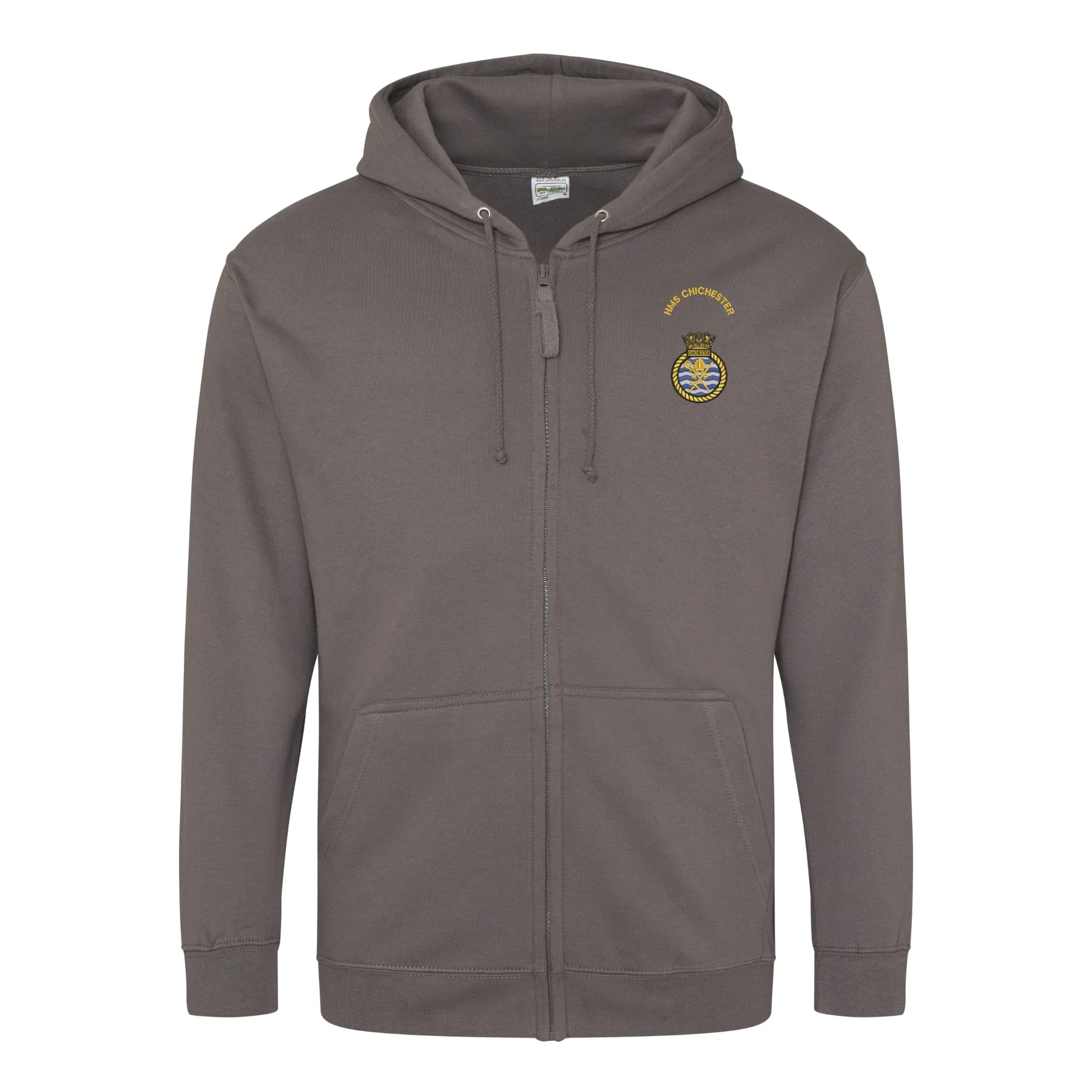 HMS Chichester Zipped Hoodie - Image 3