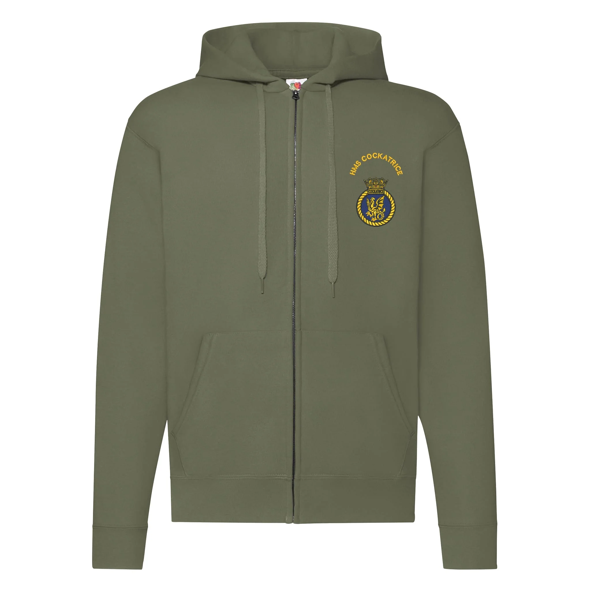HMS Cockatrice Zipped Hoodie - Image 5