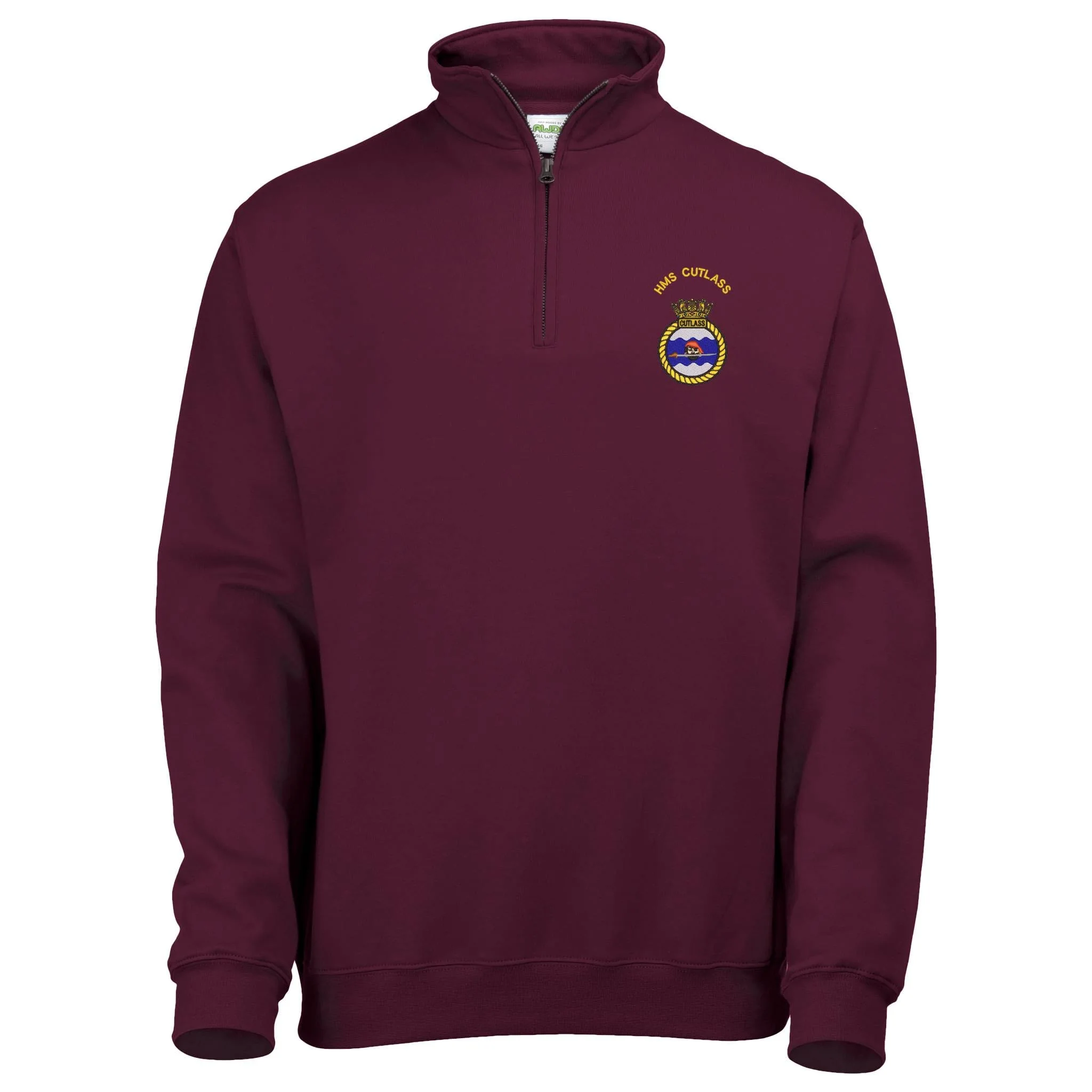 HMS Cutlass Quarter Zip Sweatshirt - Image 2