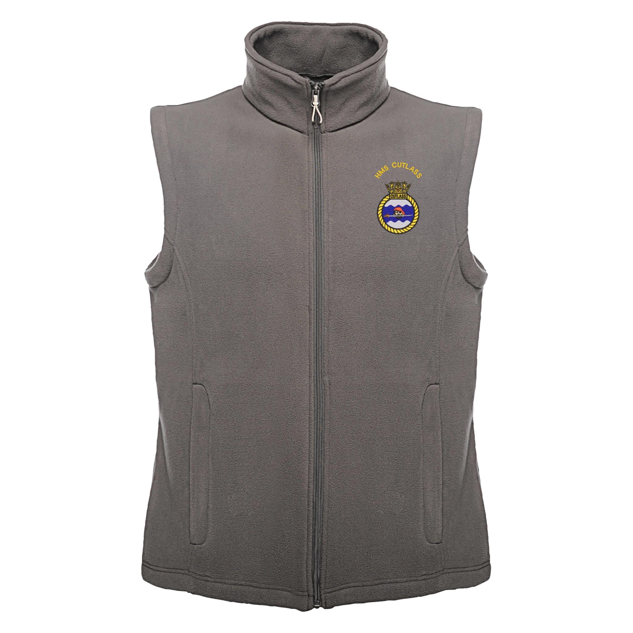 HMS Cutlass Regatta Fleece Bodywarmer - Image 2