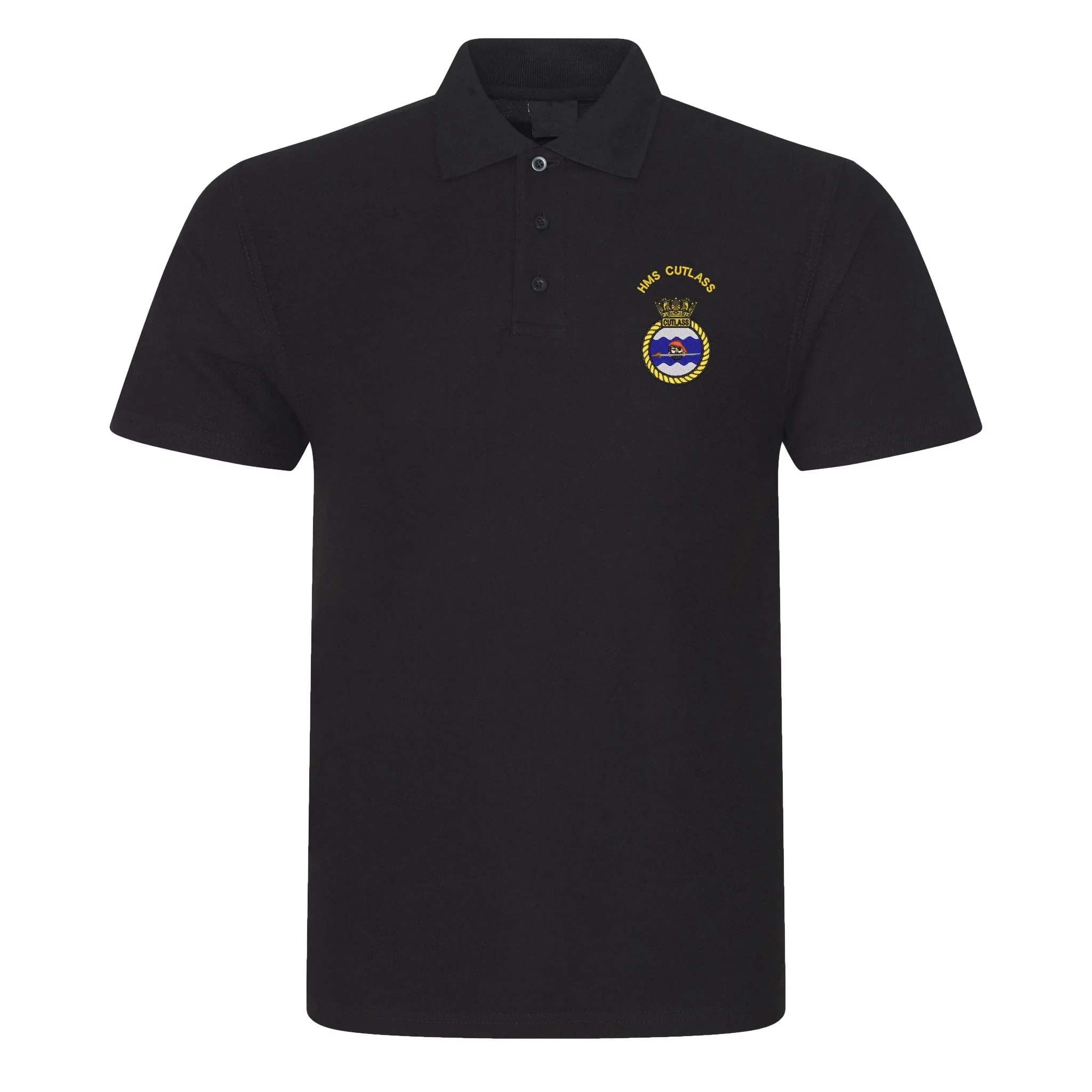 HMS Cutlass Polo Shirt - Image 2