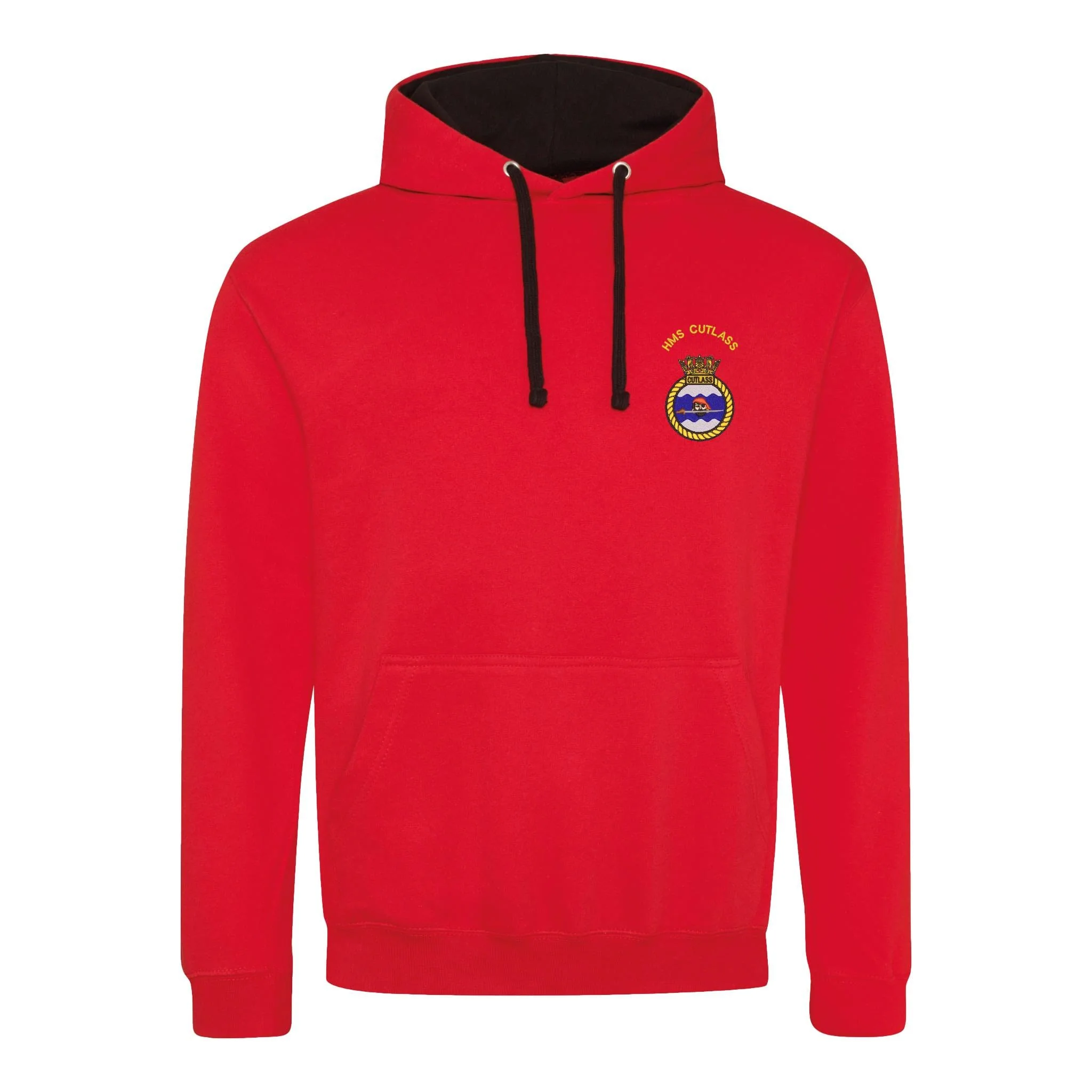 HMS Cutlass Varsity Contrast Hoodie - Image 10