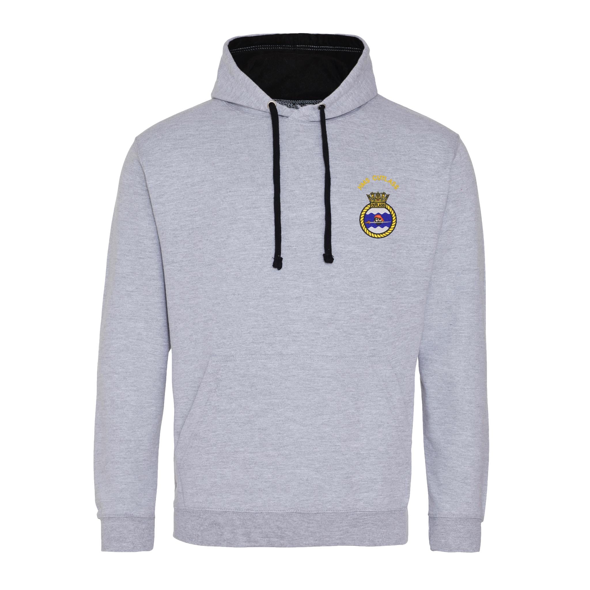 HMS Cutlass Varsity Contrast Hoodie - Image 6