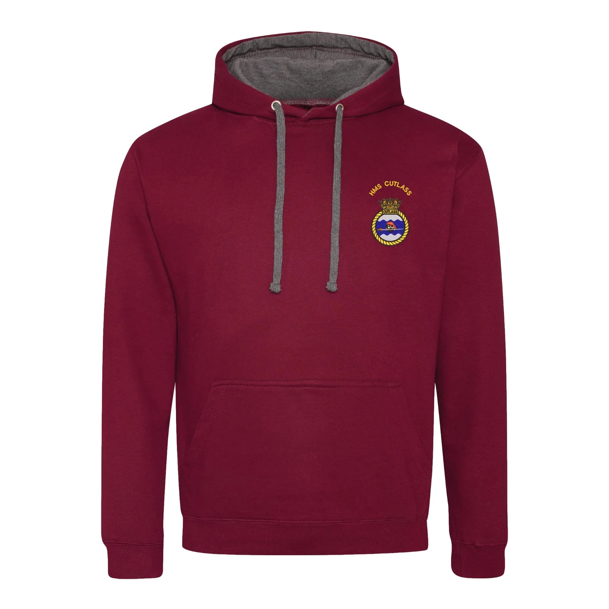 HMS Cutlass Varsity Contrast Hoodie - Image 9