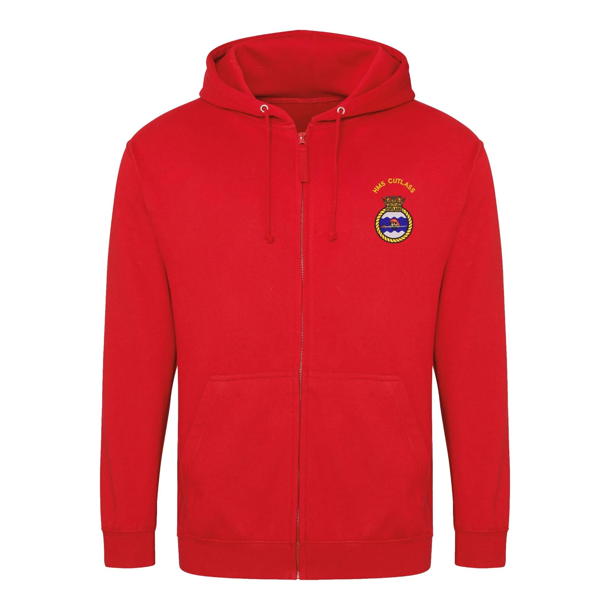 HMS Cutlass Zipped Hoodie - Image 10