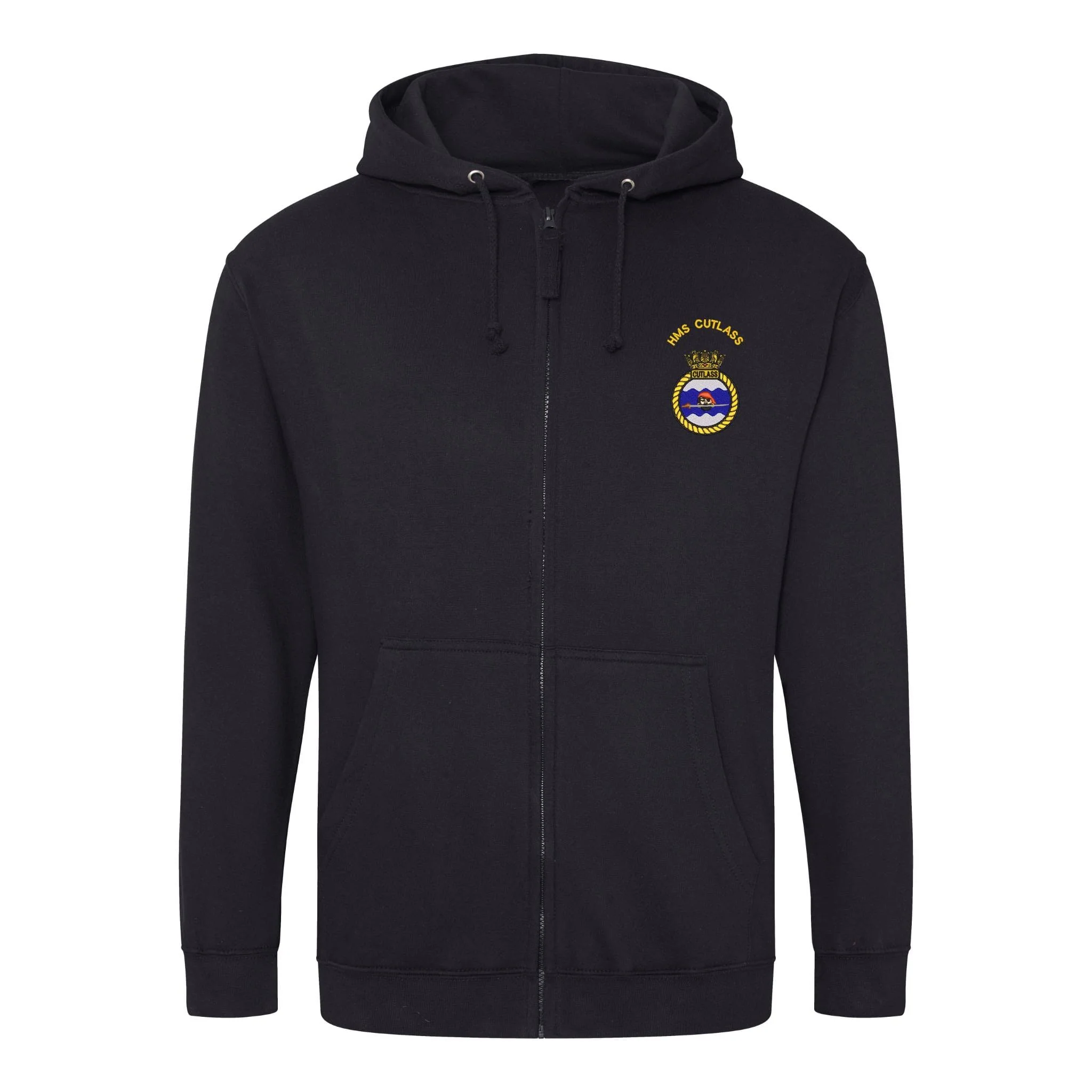 HMS Cutlass Zipped Hoodie - Image 4