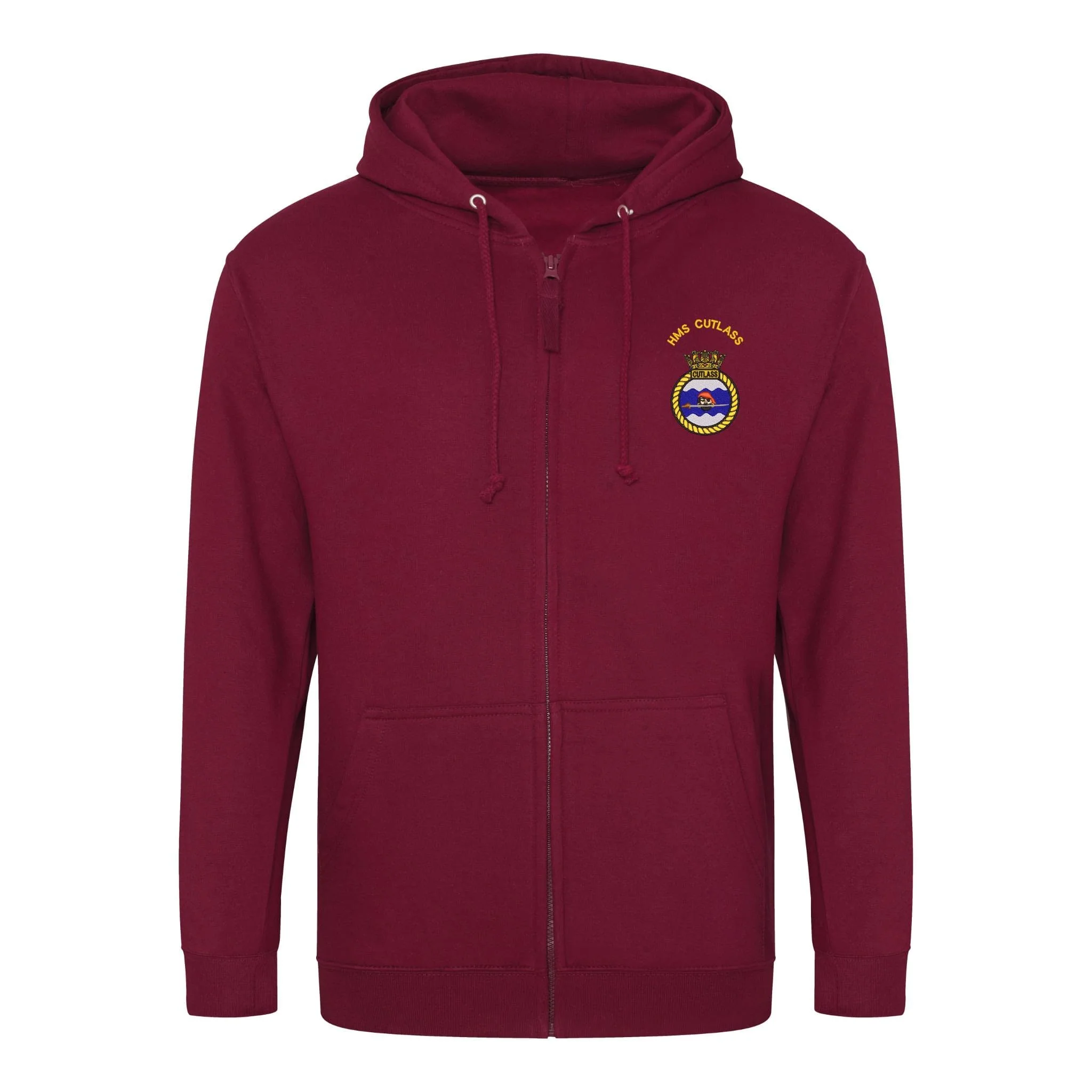 HMS Cutlass Zipped Hoodie - Image 5