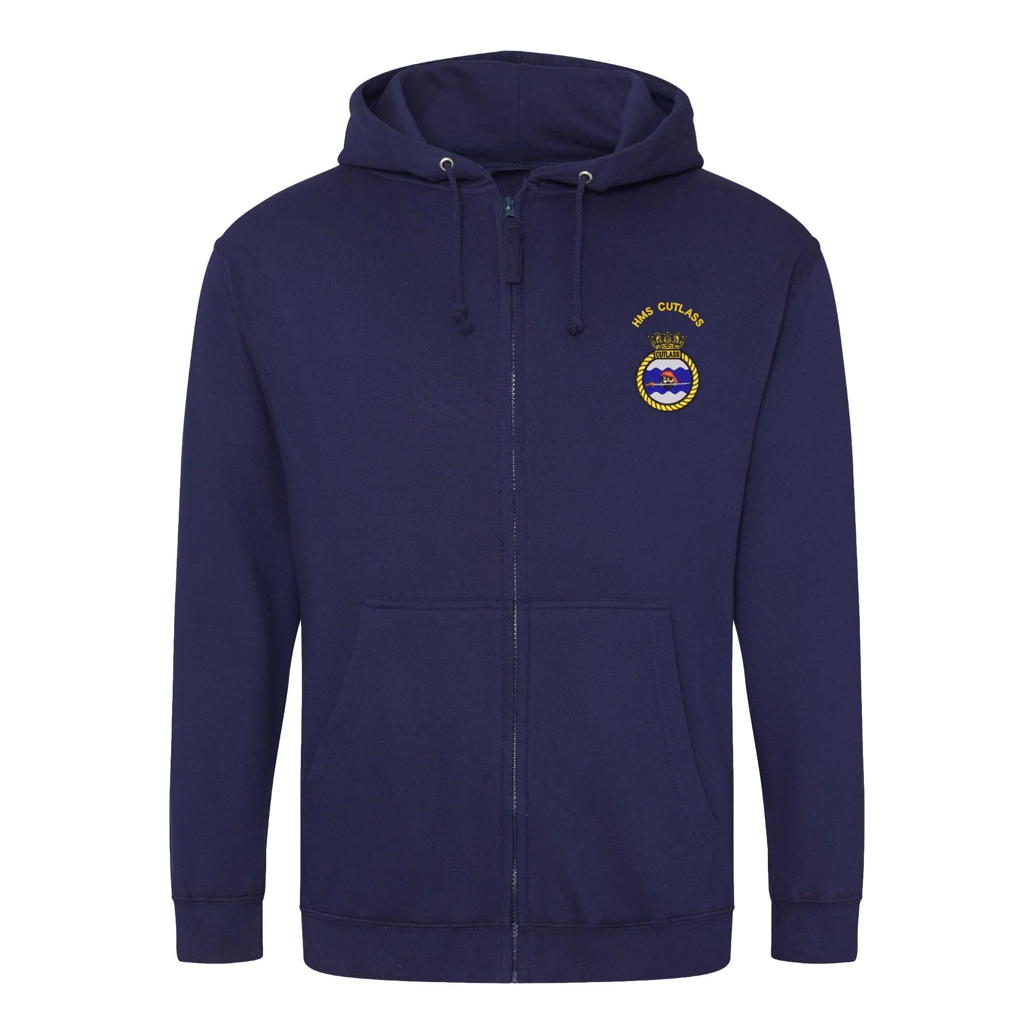 HMS Cutlass Zipped Hoodie - Image 7