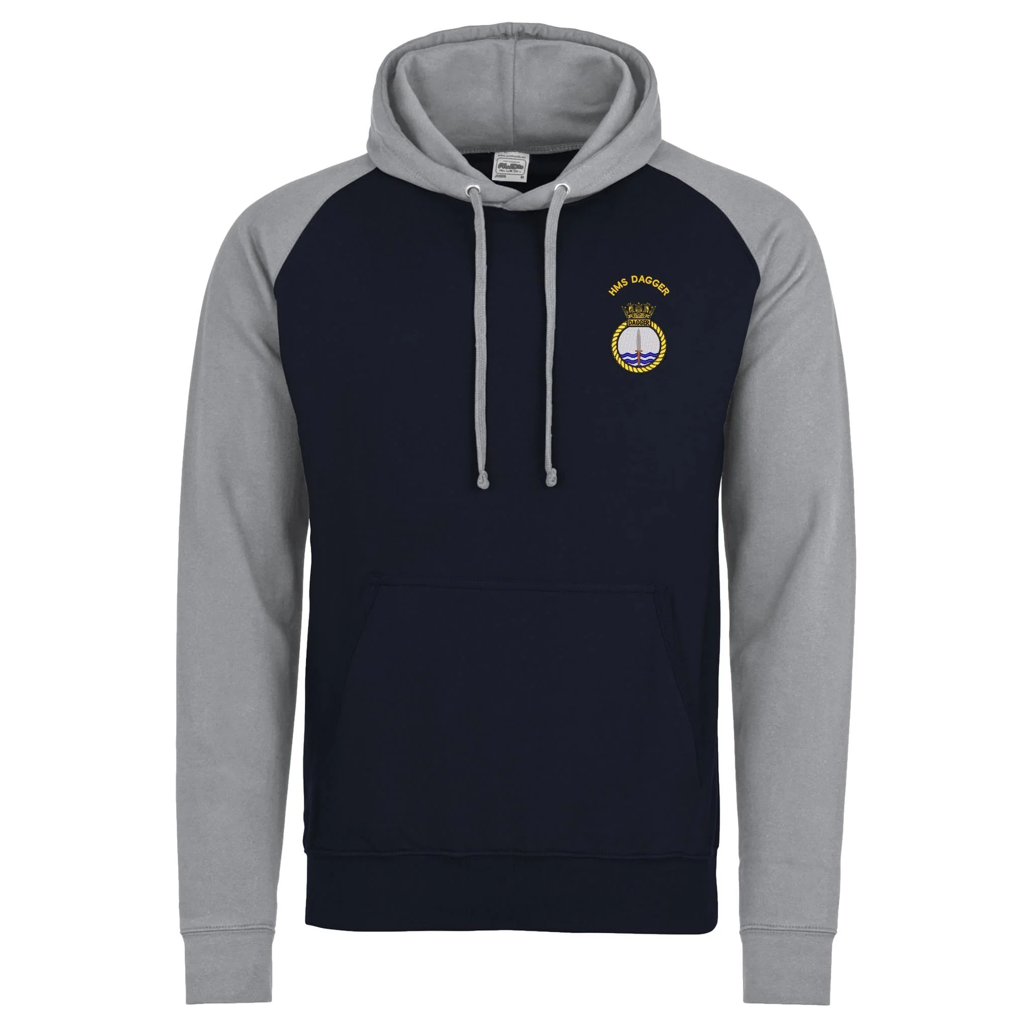 HMS Dagger Contrast Hoodie - Image 4