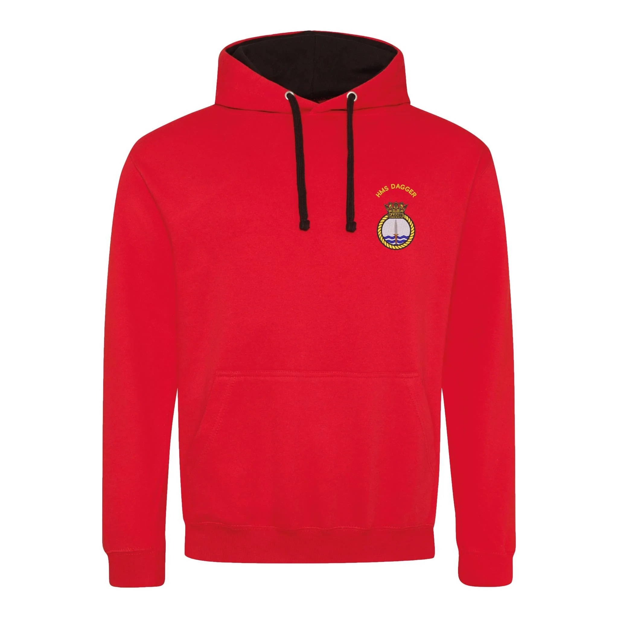 HMS Dagger Varsity Contrast Hoodie - Image 10